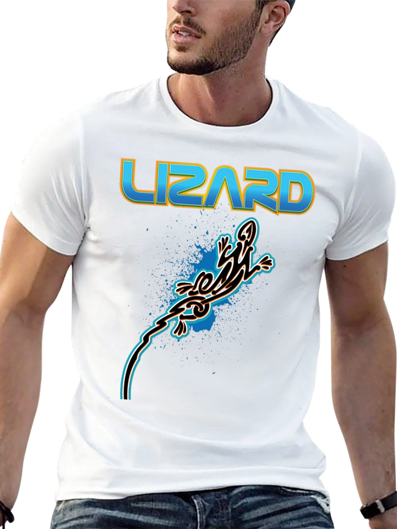 Lizard Graphic T-Shirt - Cool Reptile Design!
