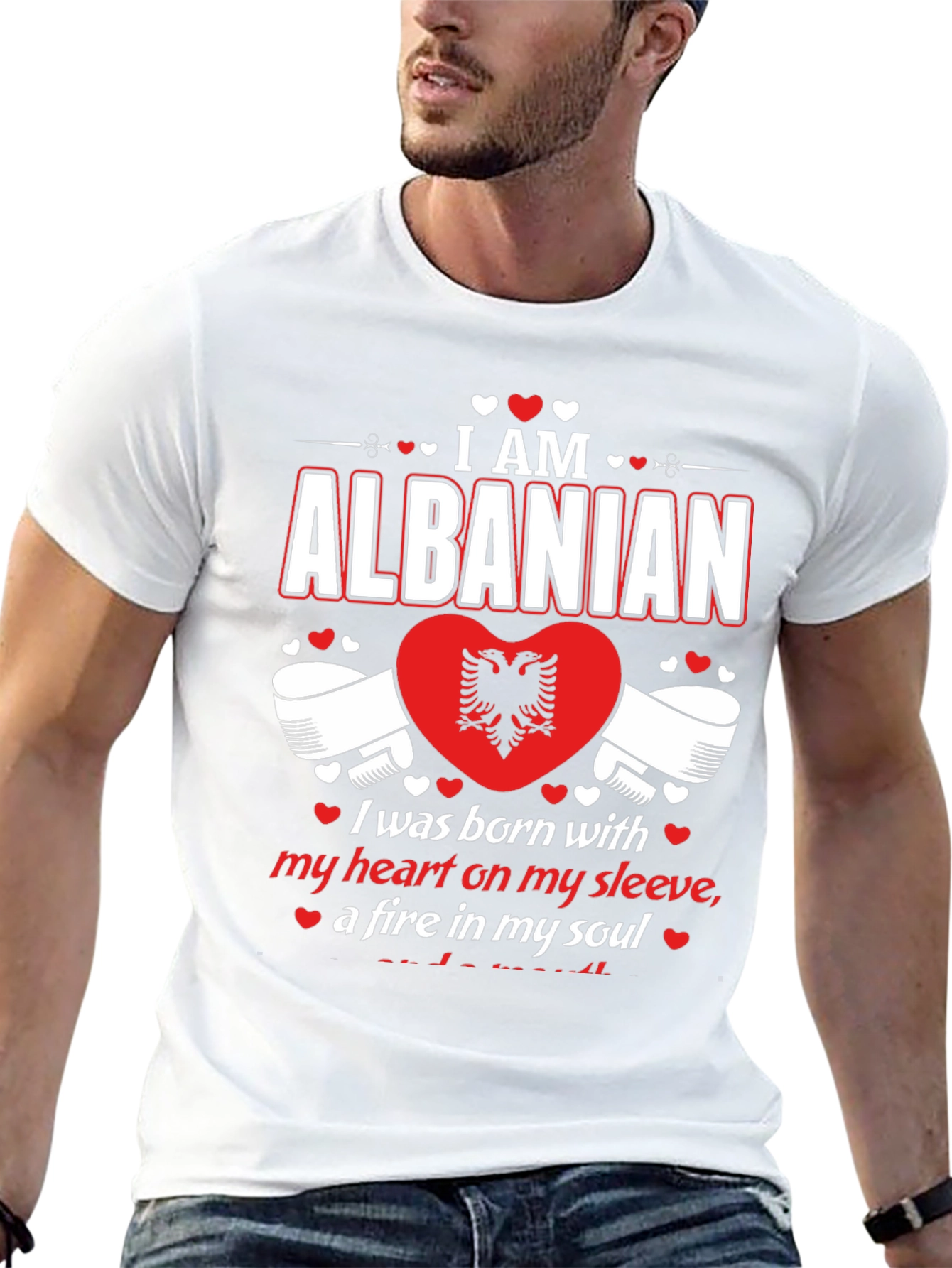 I am Albanian Heart T-Shirt