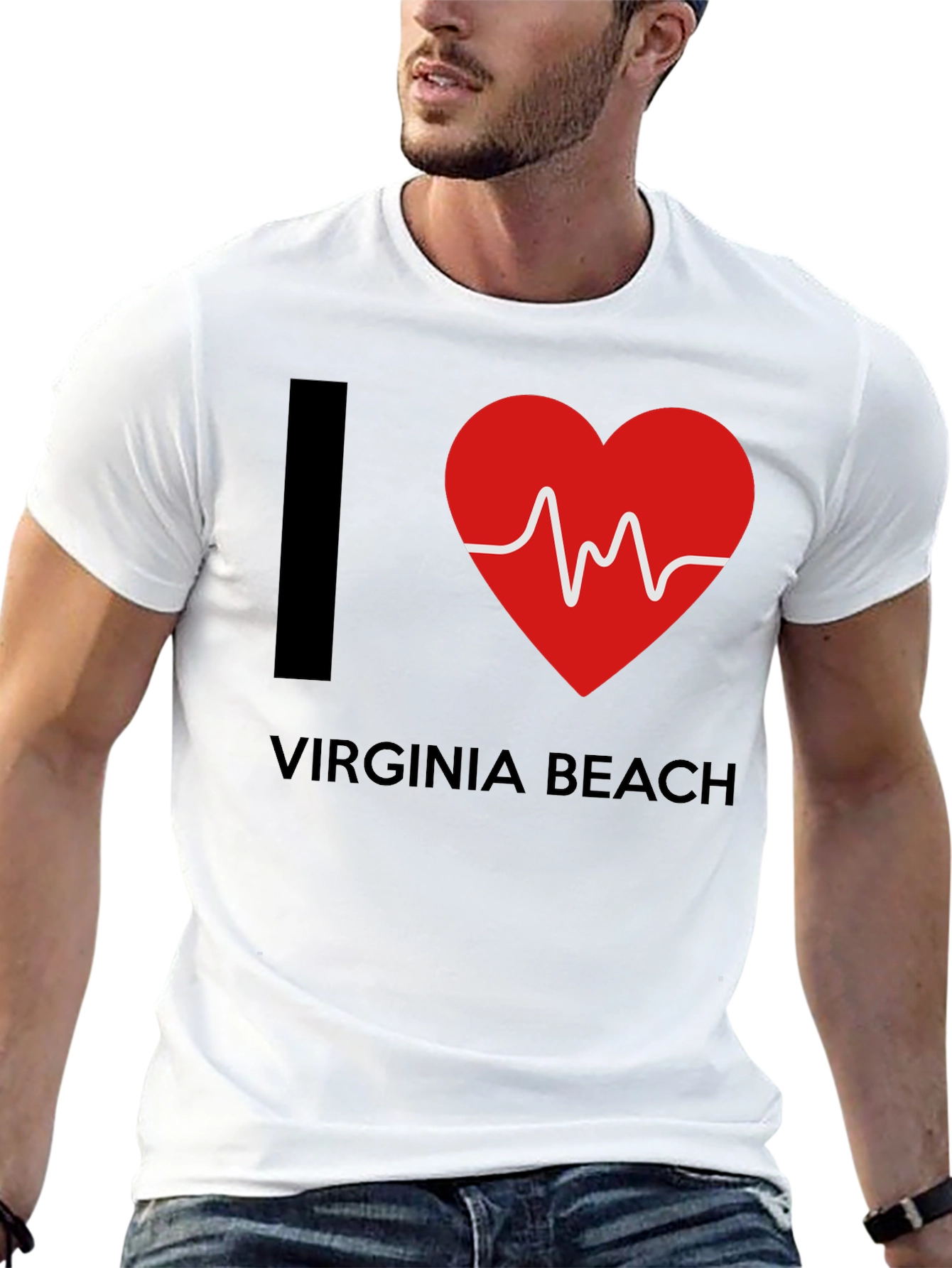 I Heart Virginia Beach Graphic Tee