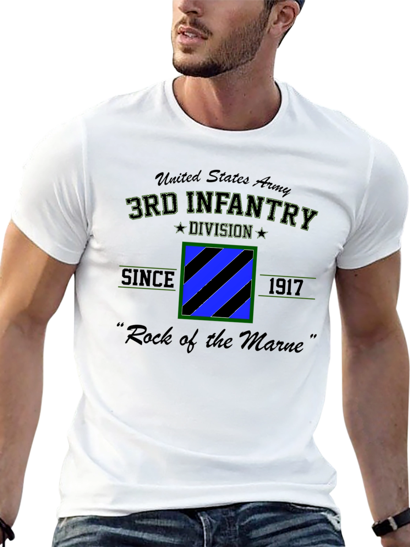 3rd Infantry Division T-Shirt Rock of the Marne