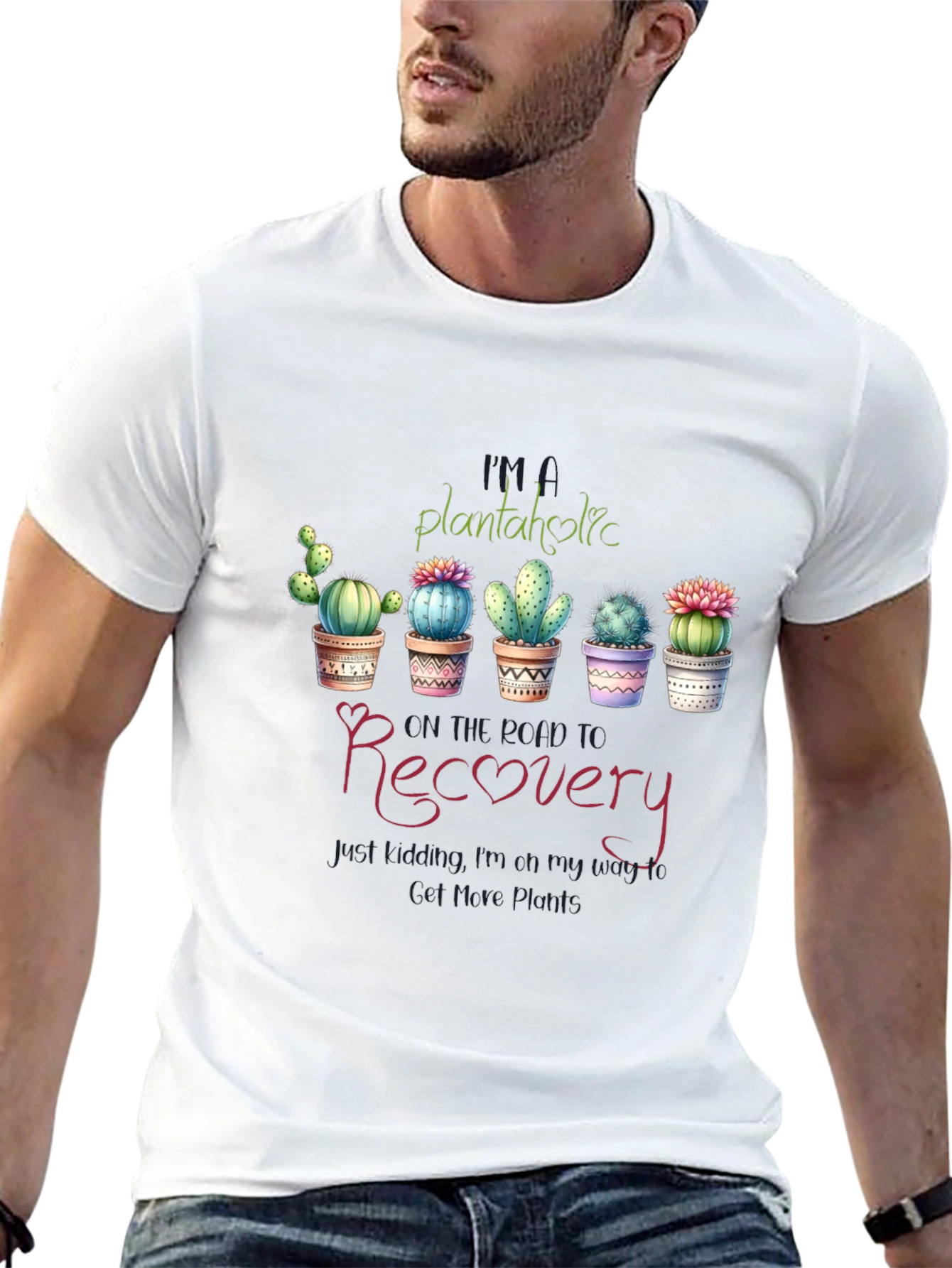 Plantaholic Recovery Graphic T-Shirt