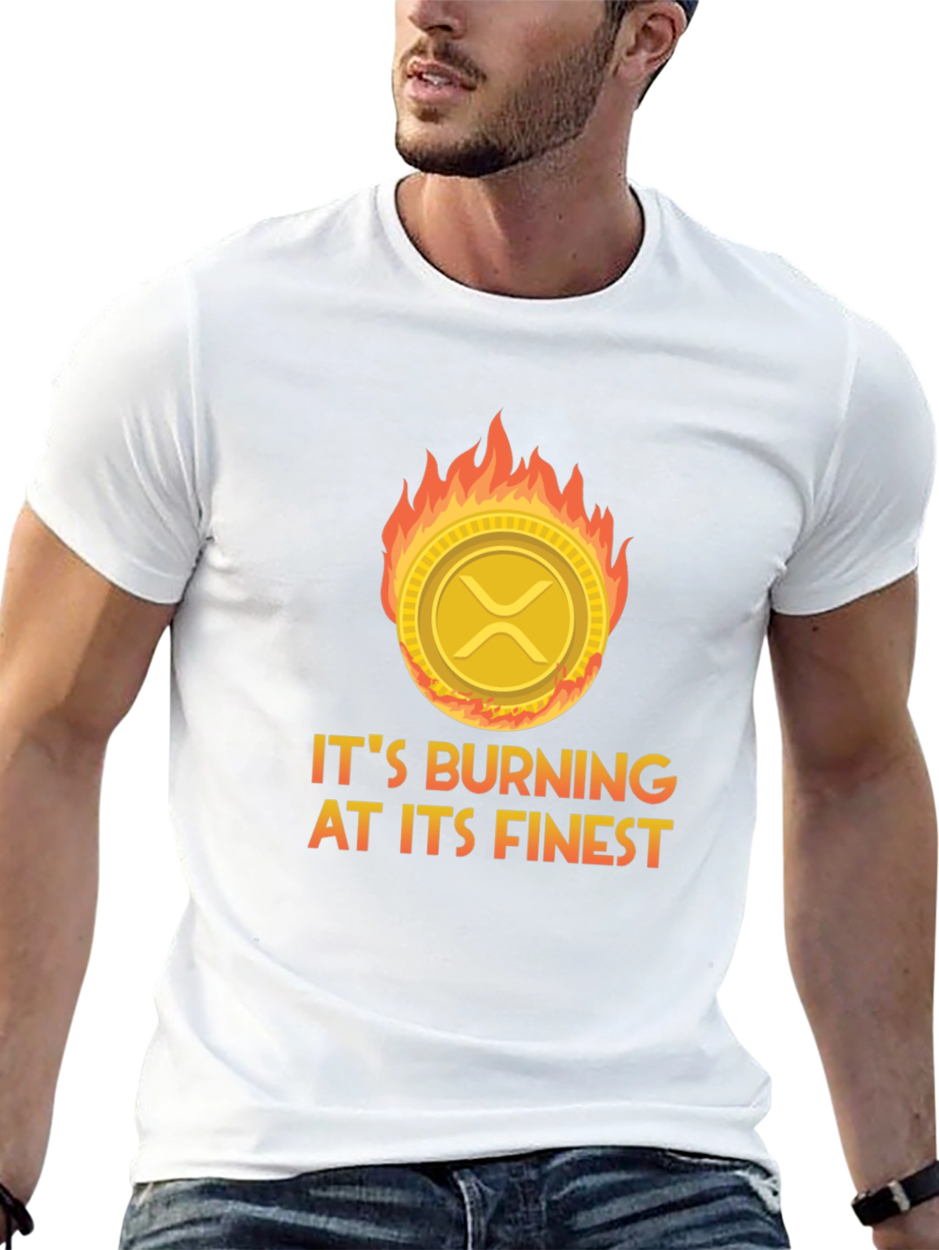Burning Crypto XRP T-Shirt