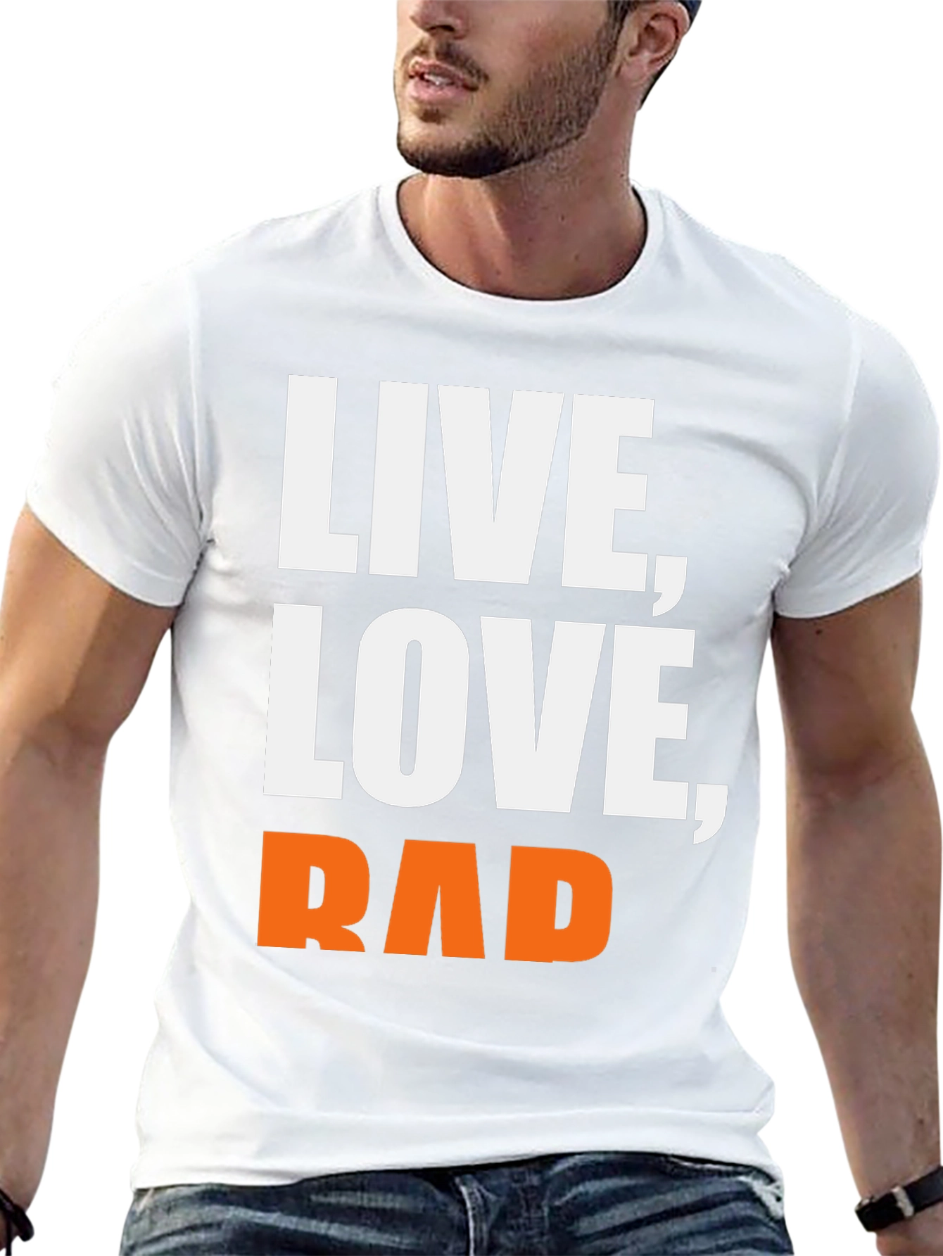 Live Love Rad Graphic Tee - Black