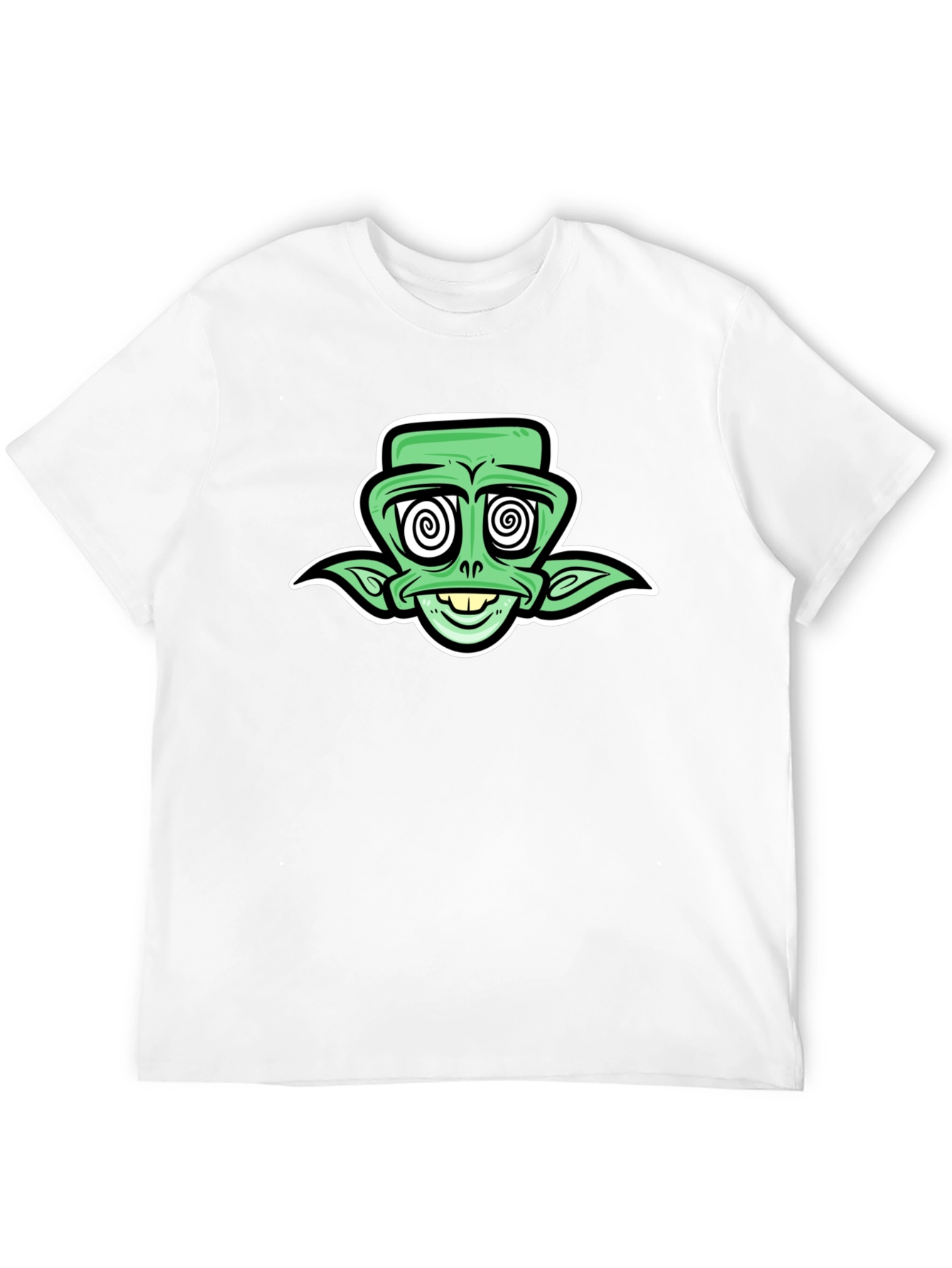 Groovy Alien Graphic Tee - Black