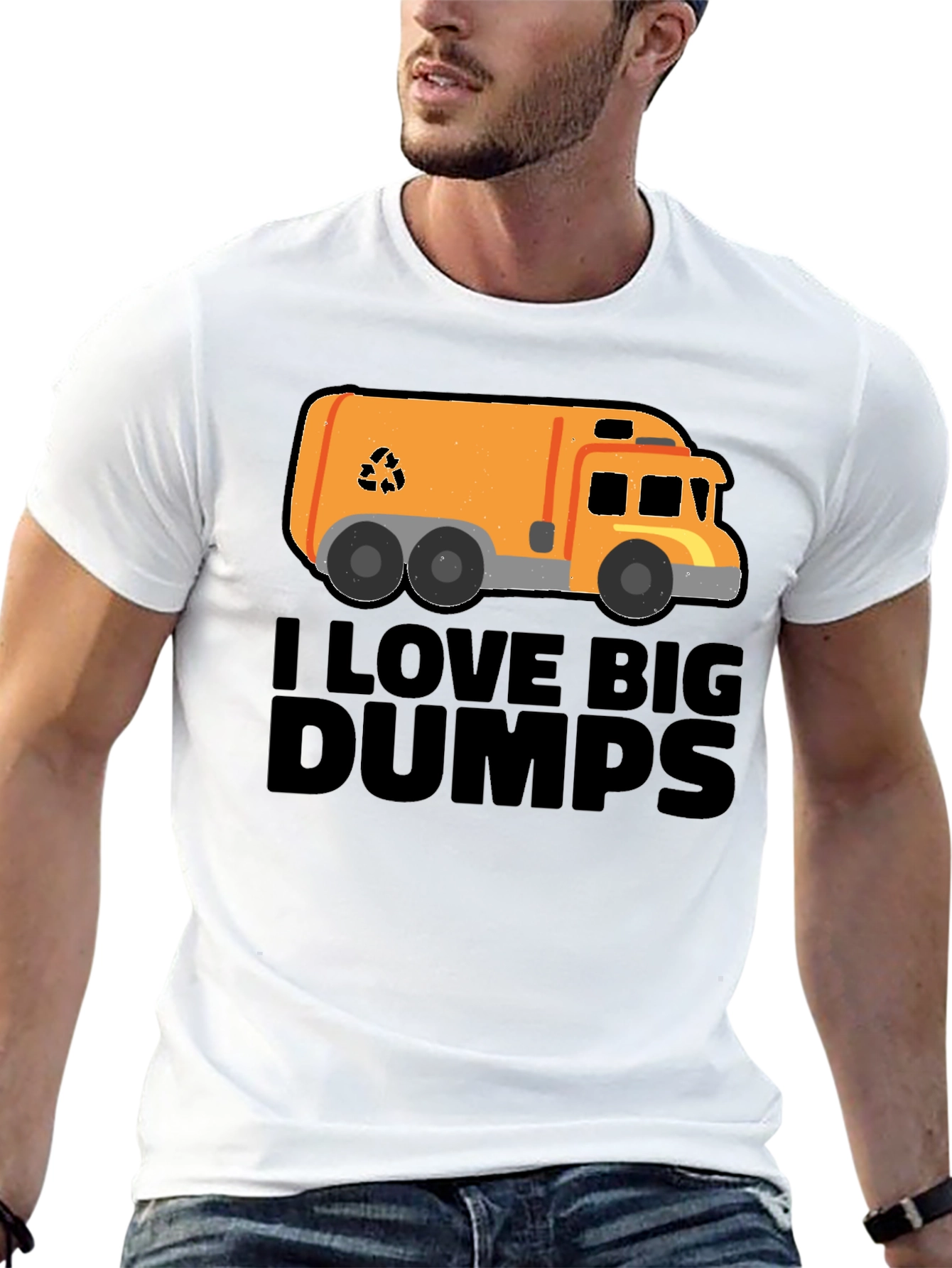 I Love Big Dumps T-Shirt - Garbage Truck Tee