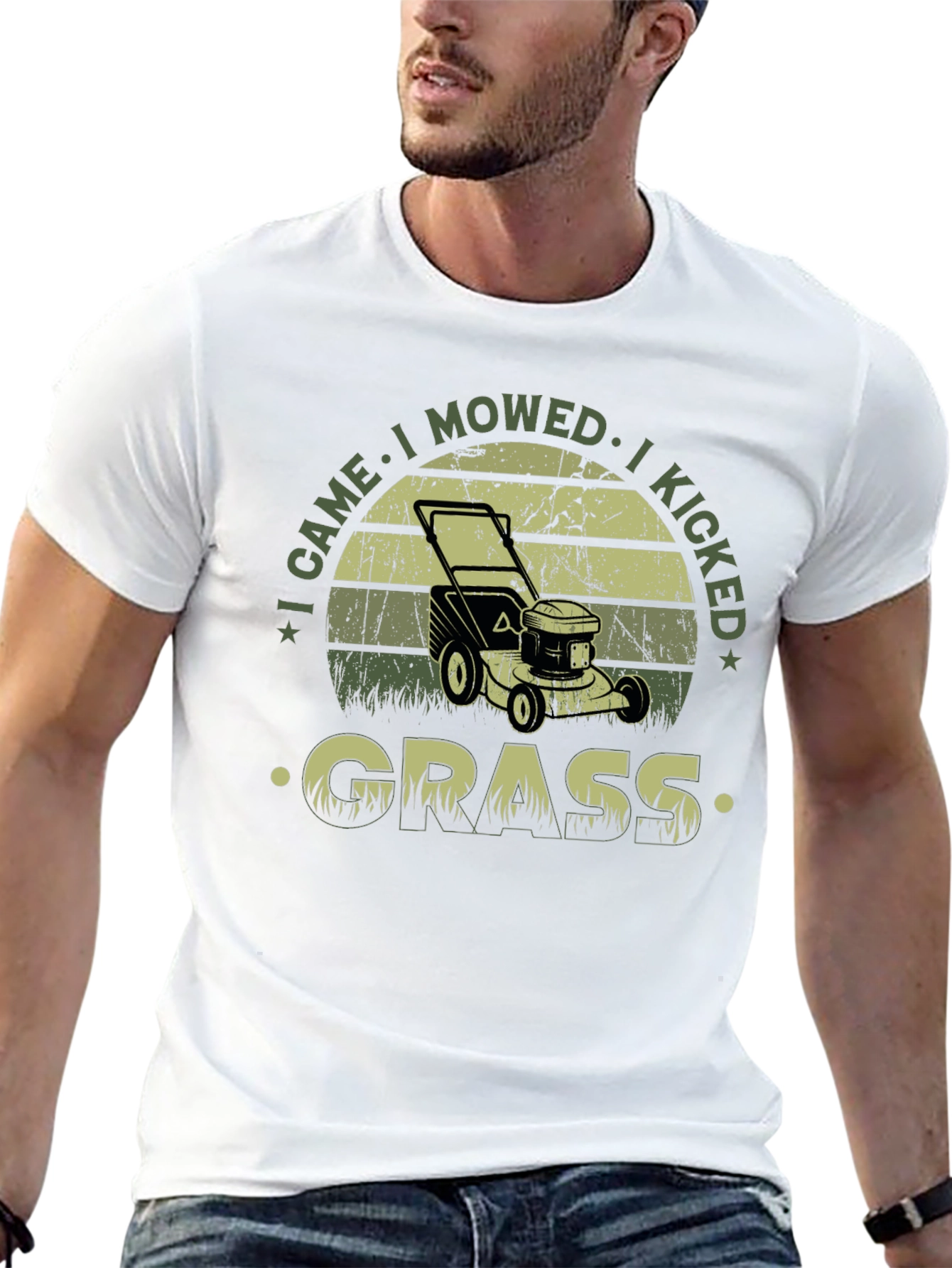 I Came I Mowed I Kicked Grass T-Shirt