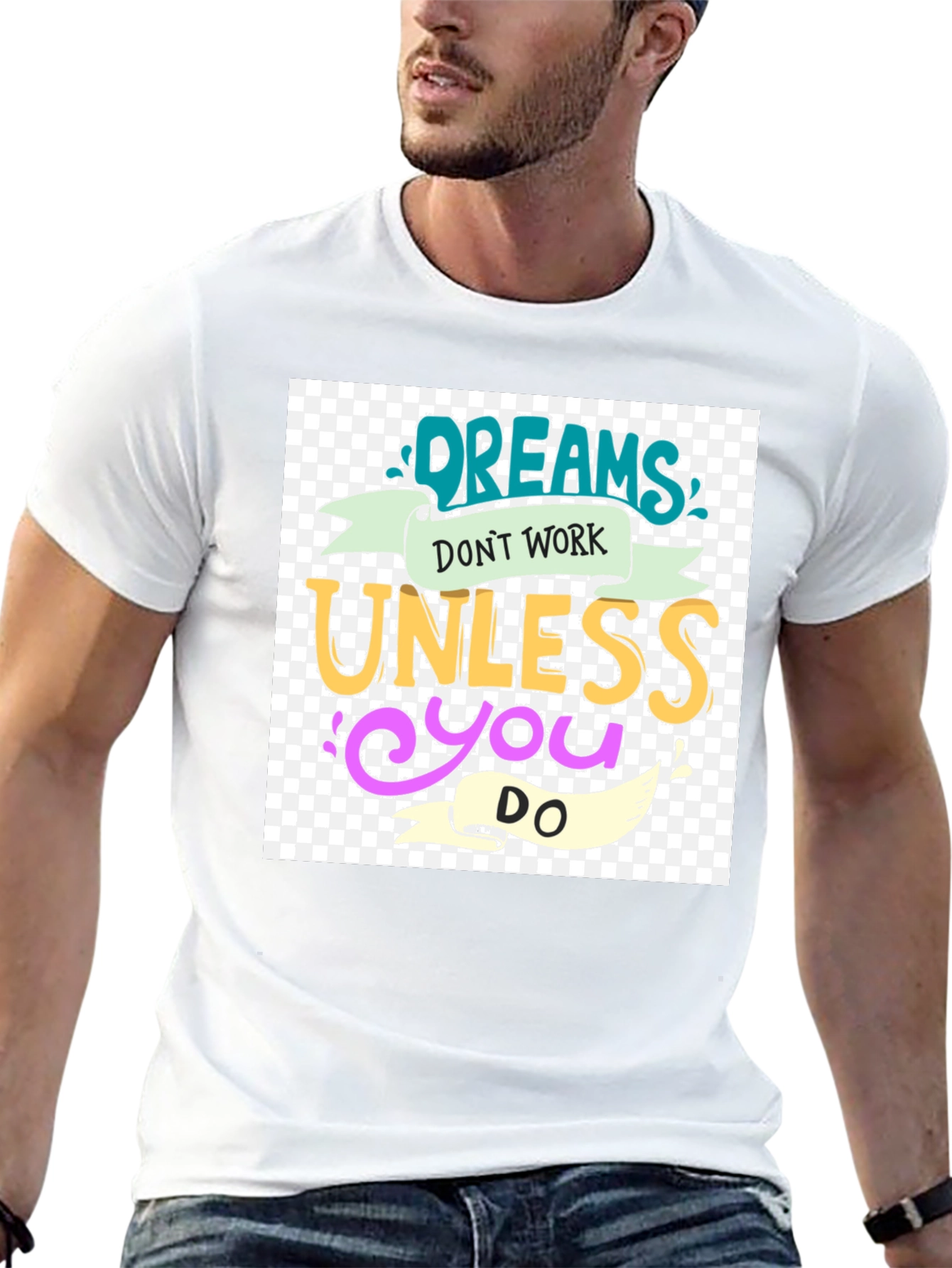 Dreams Dont Work Black Graphic Tee