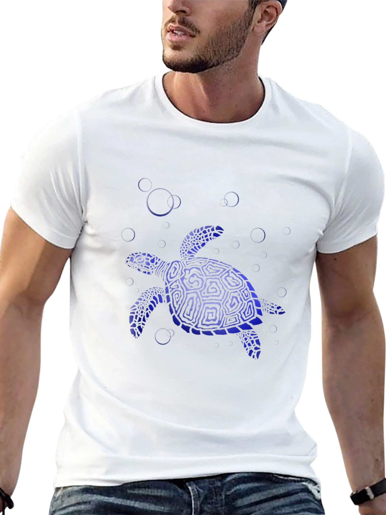 Blue Turtle Graphic Tee