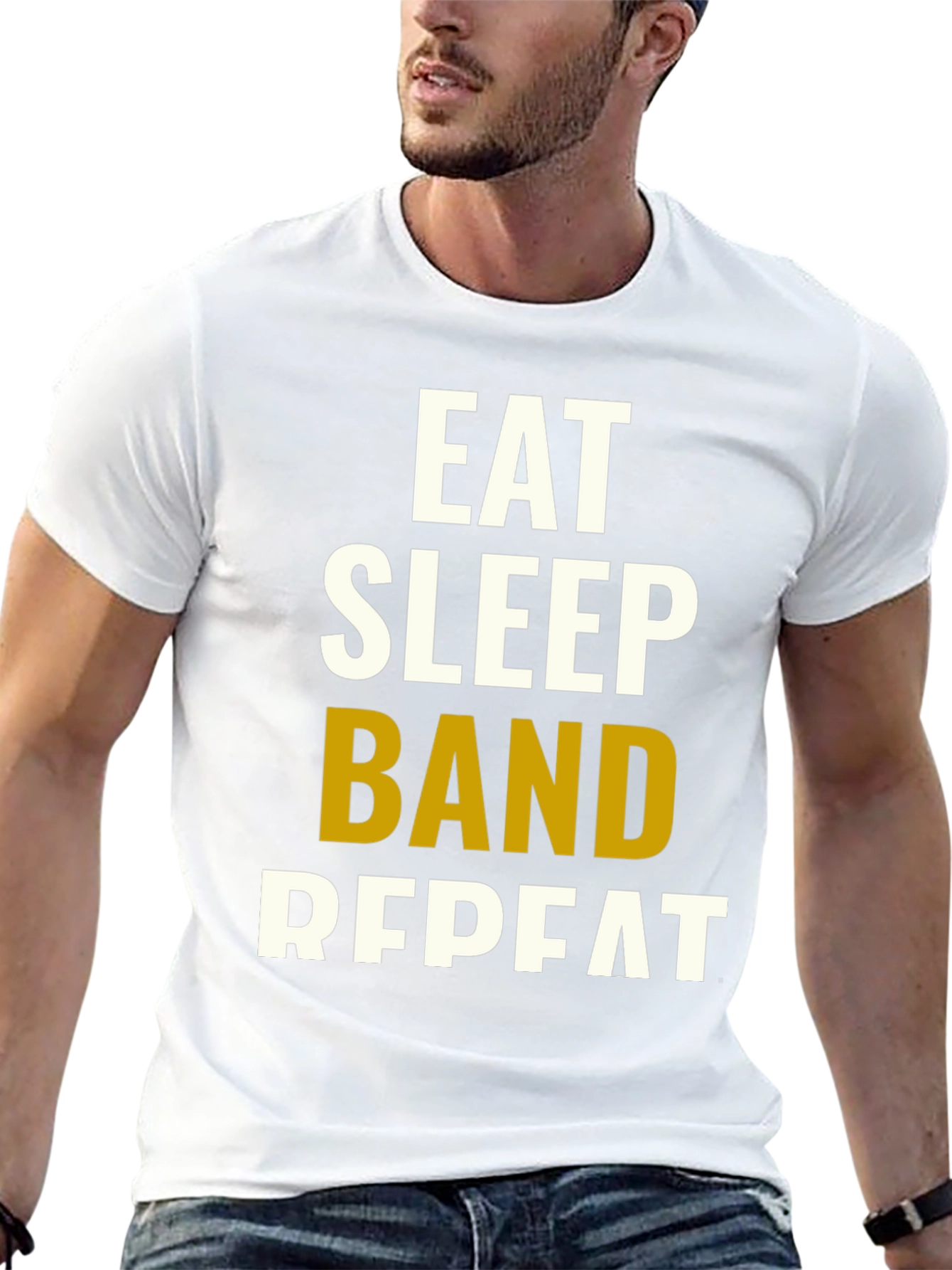 Eat Sleep Band Repeat T-Shirt - Musicians Tee