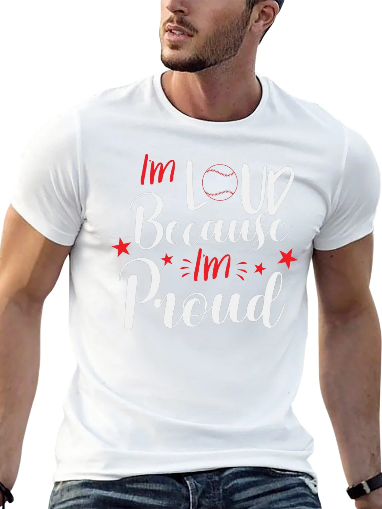 Im Loud Baseball Graphic T-Shirt