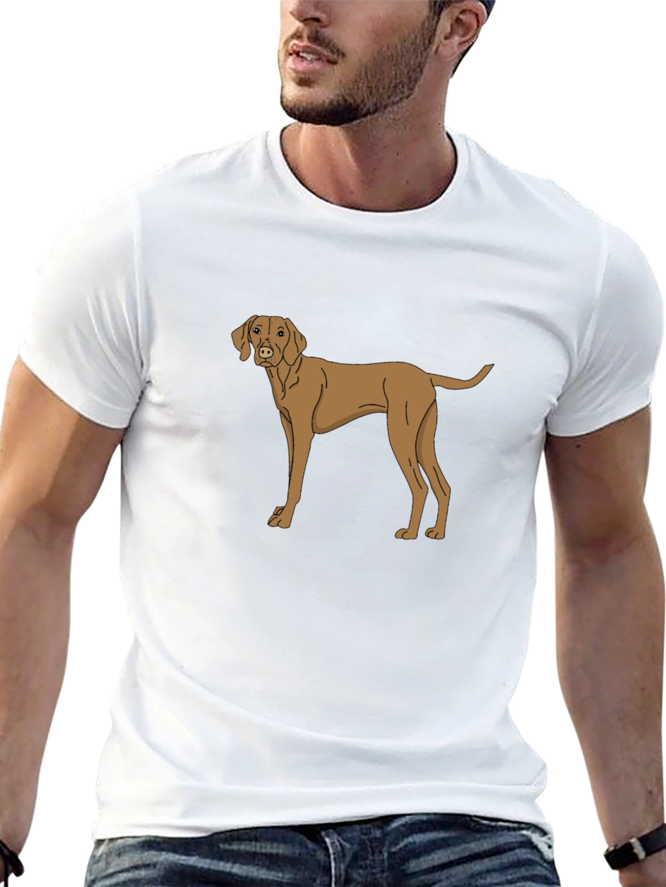 Dog Graphic Tee - Unisex Black T-Shirt