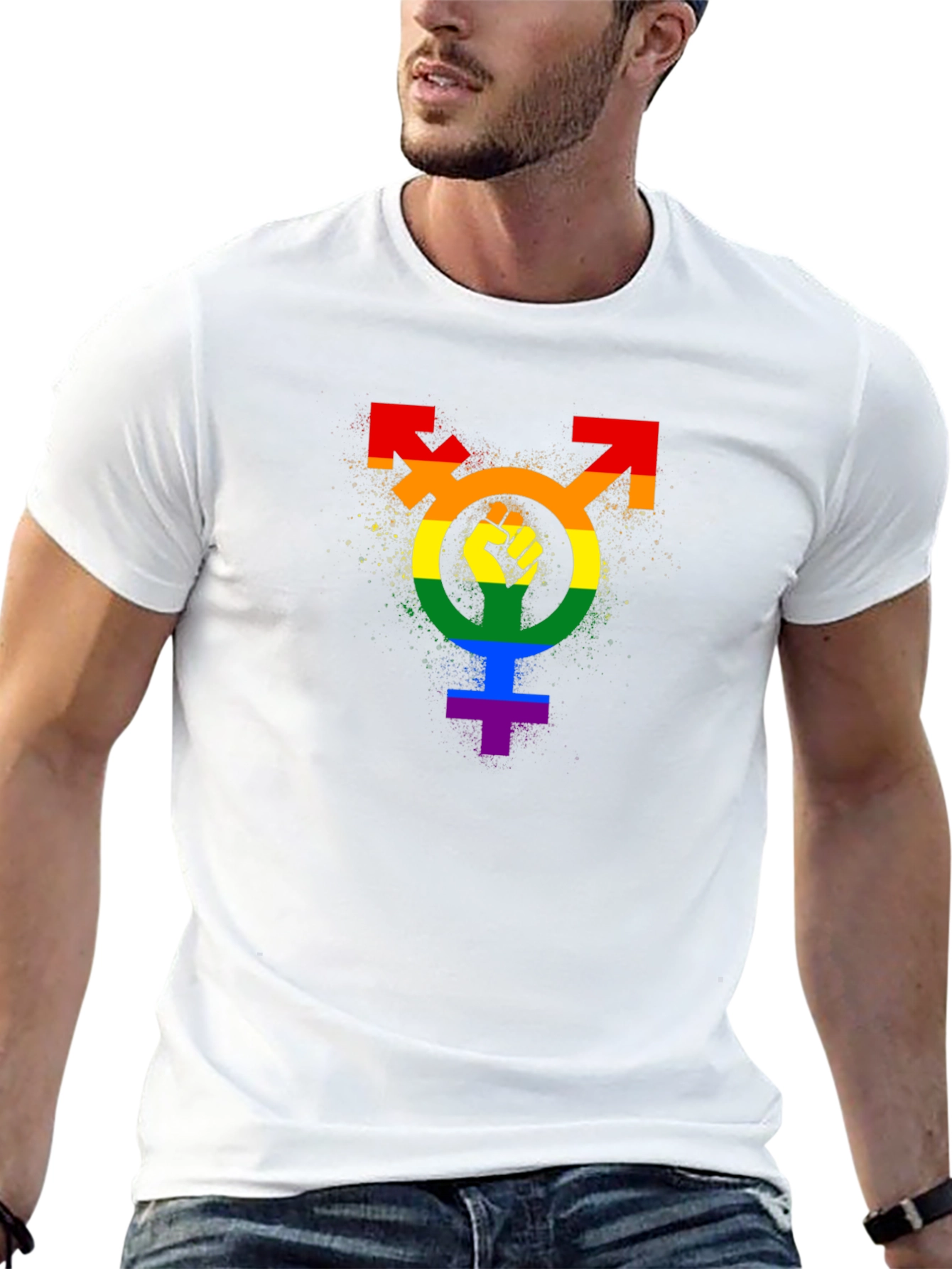 Pride Fist Transgender Symbol T-Shirt
