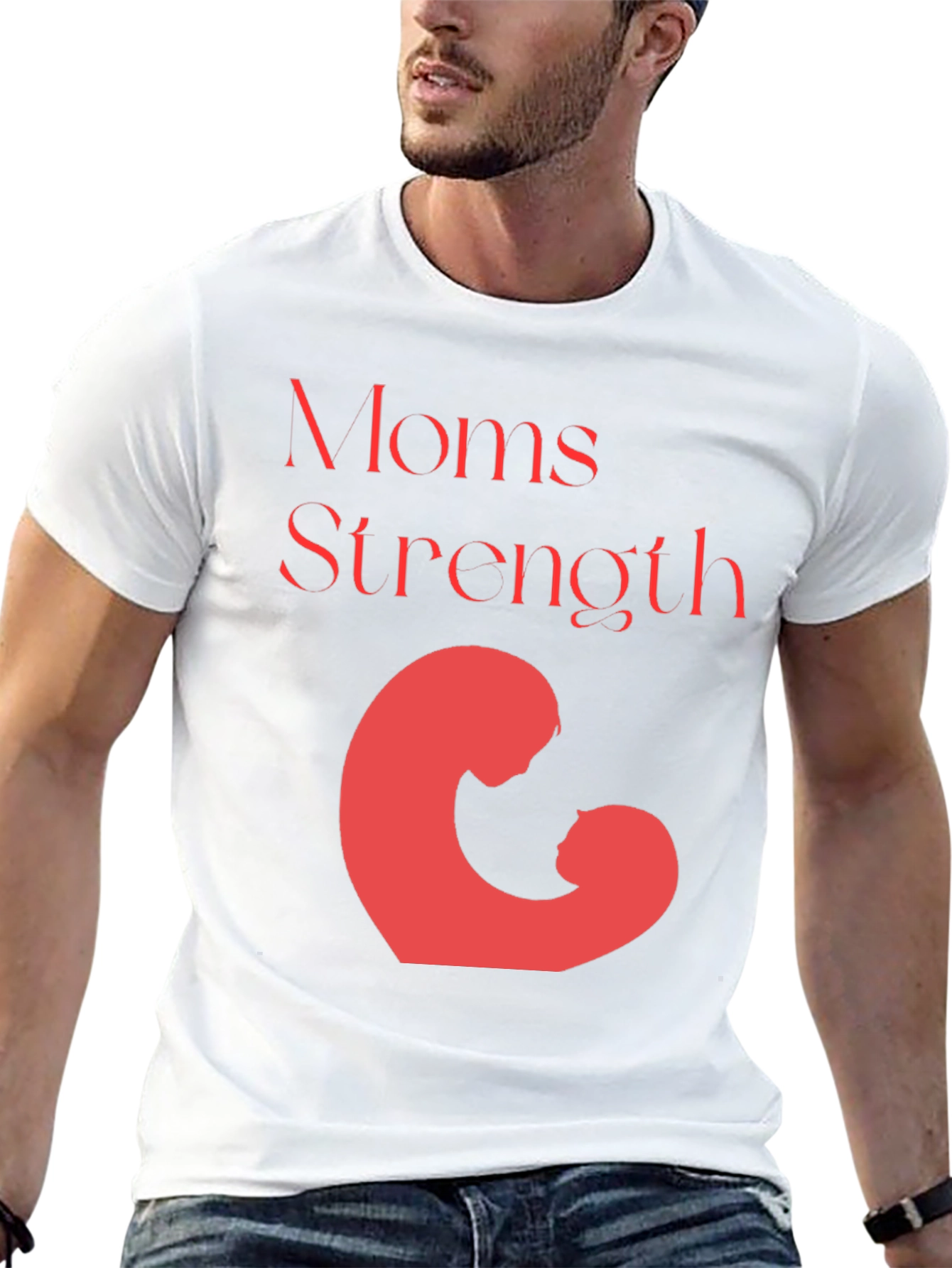Mom Strength Graphic Tee - Perfect Mothers Day Gift