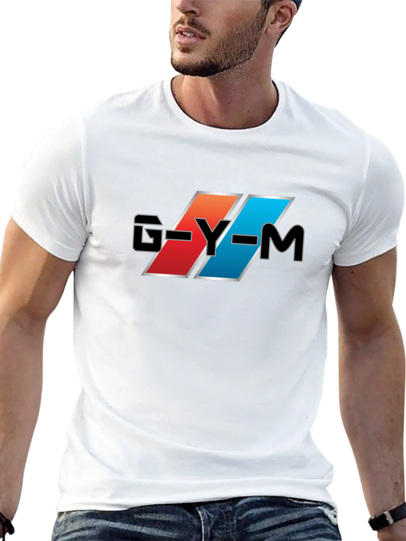 GYM Graphic Tee - Stylish Fitness Apparel