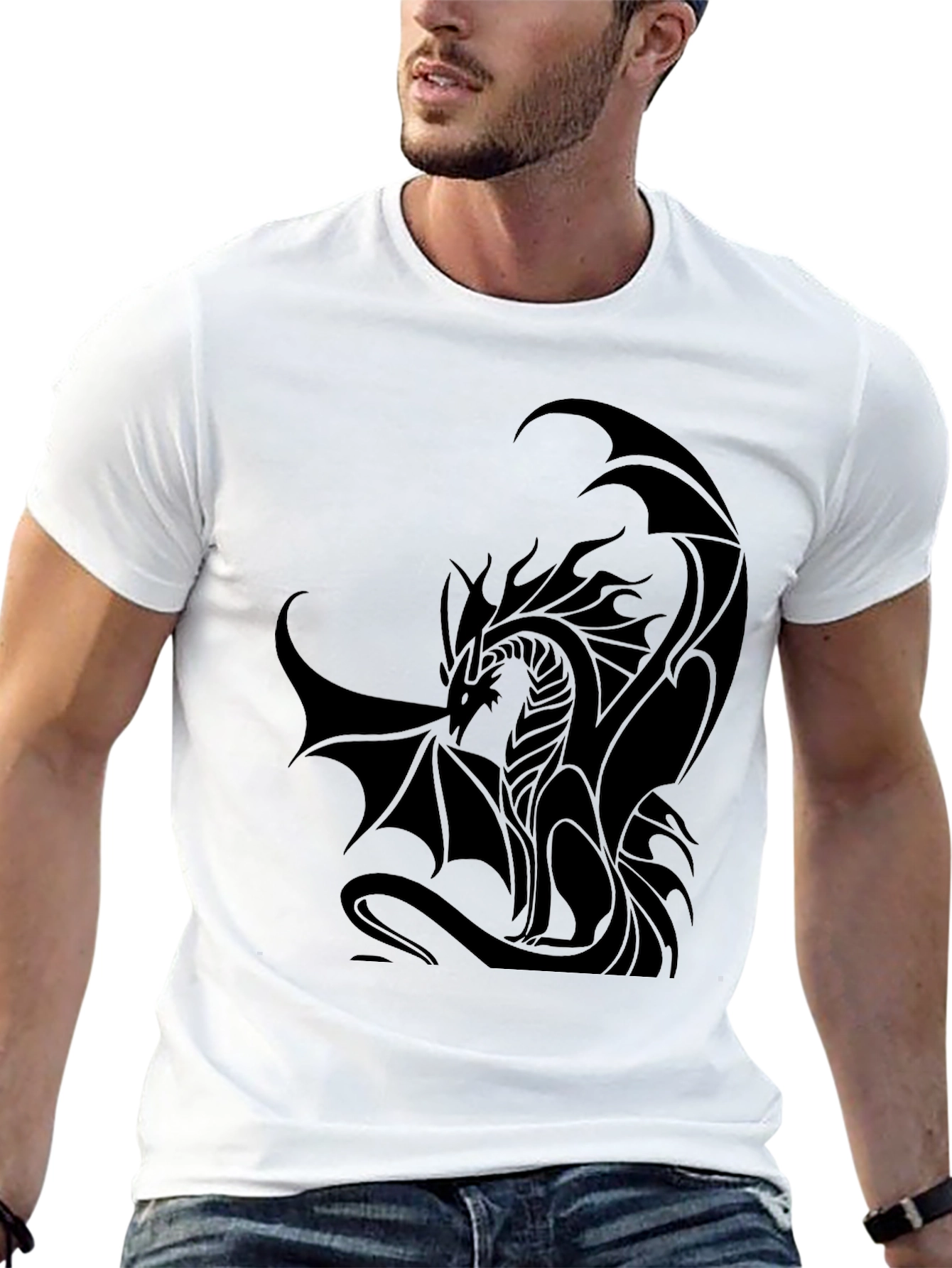Dragon Graphic Black T-Shirt