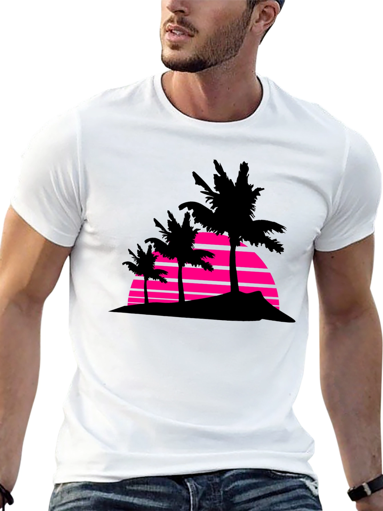 Retro Palm Tree T-Shirt