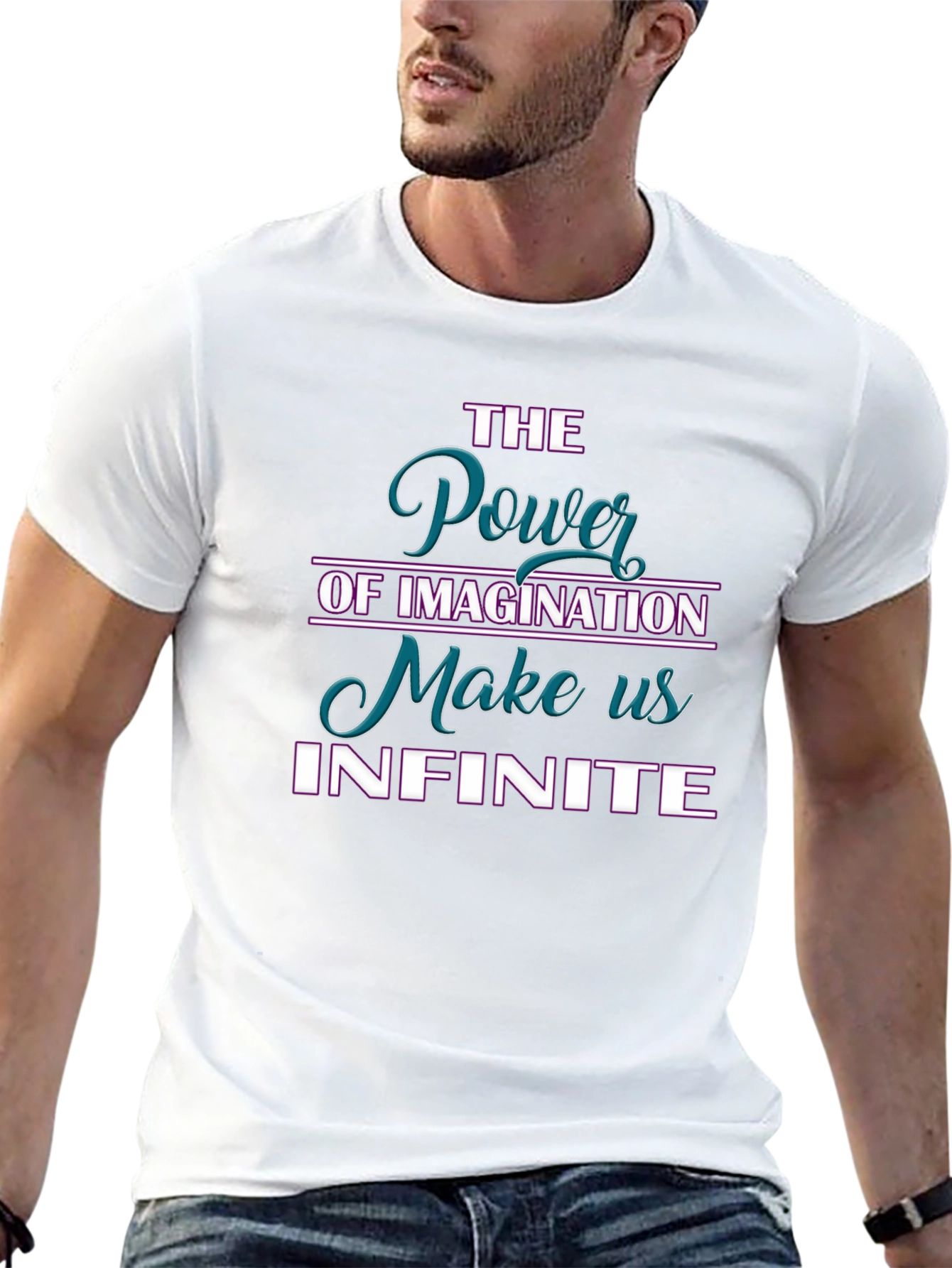 Imagination Power Graphic T-Shirt - Infinite Design