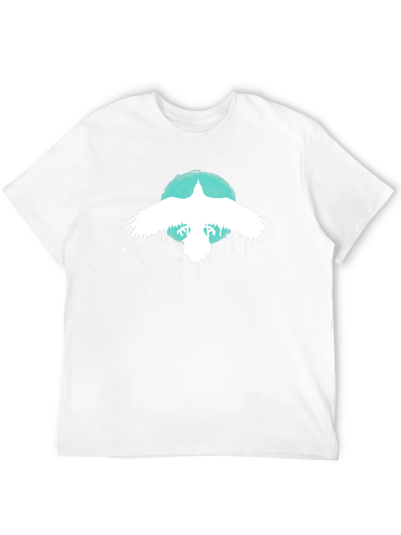 Raven Graphic Tee - Black Cotton Blend