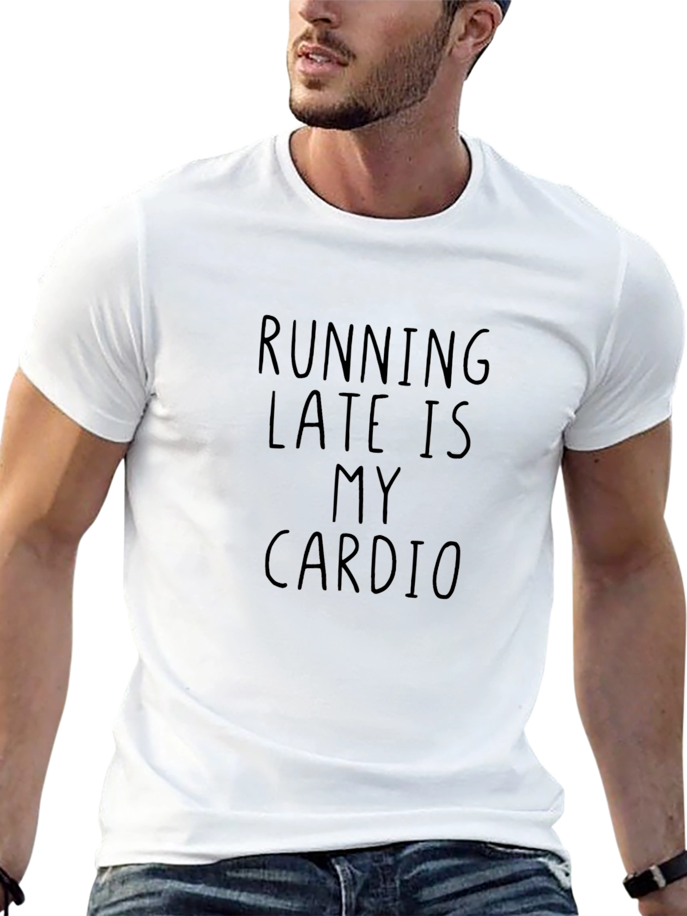 Running Late Is My Cardio Graphic T-Shirt