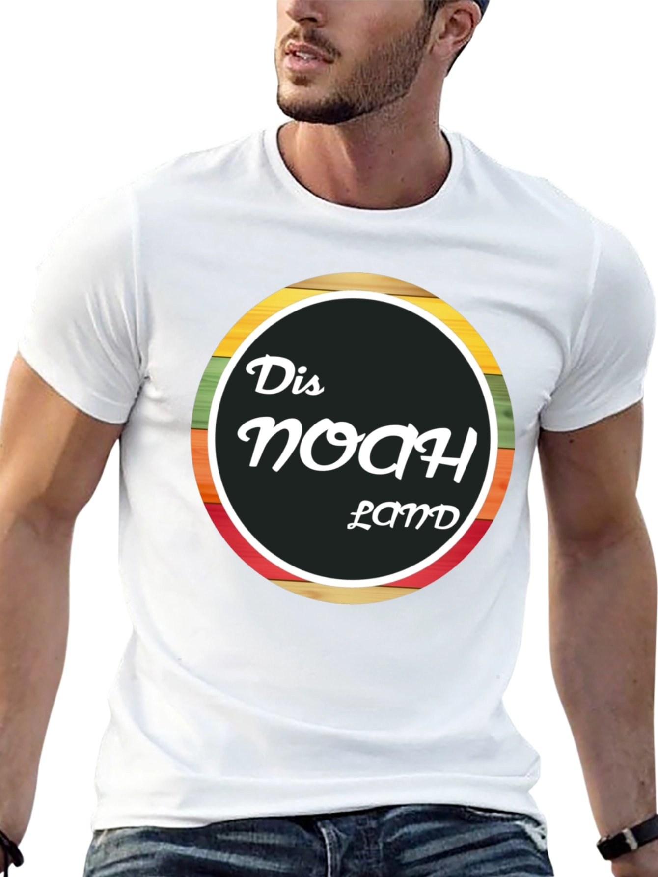 Dis Noah Land Novelty Graphic T-Shirt