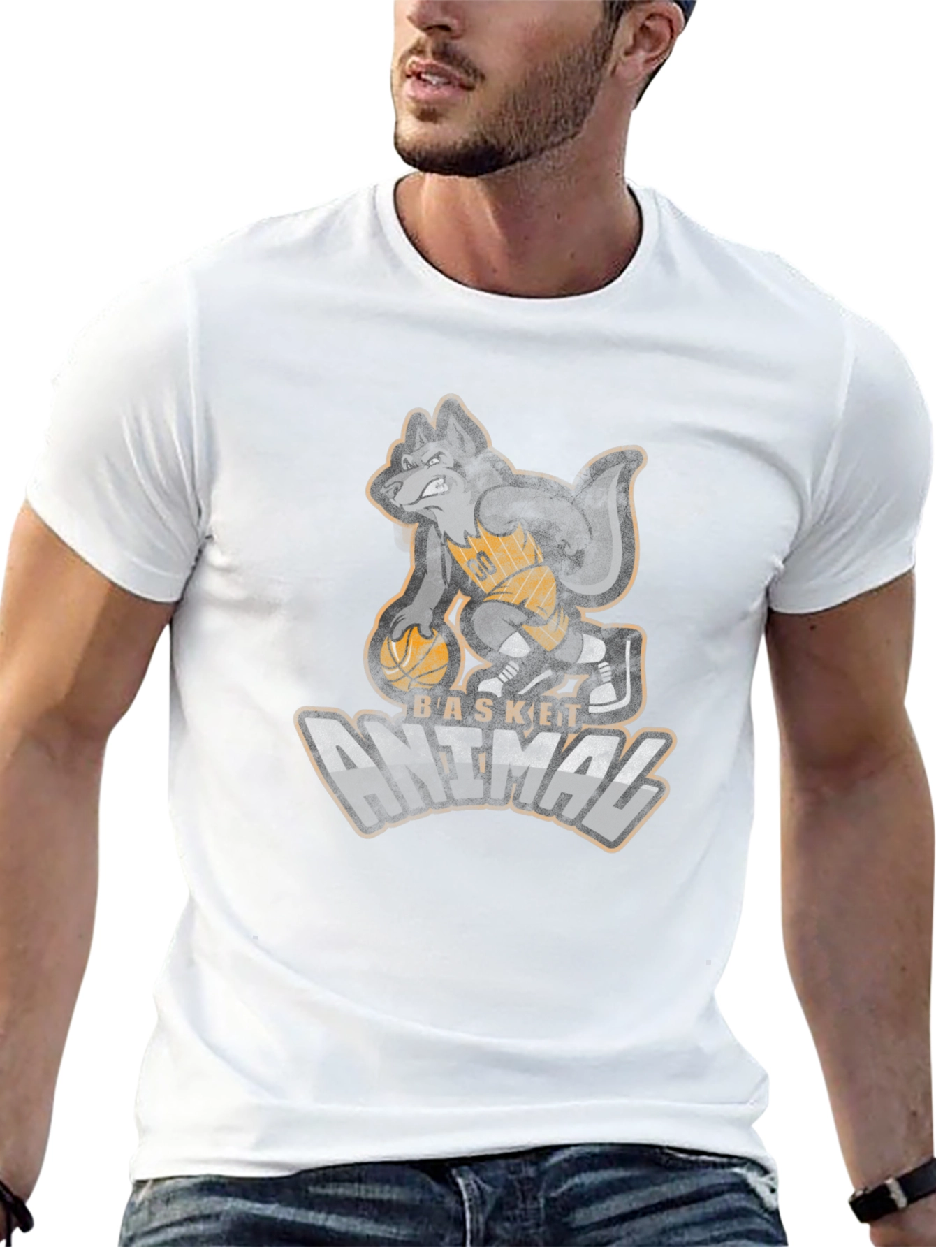 Basketball Animal Graphic Tee