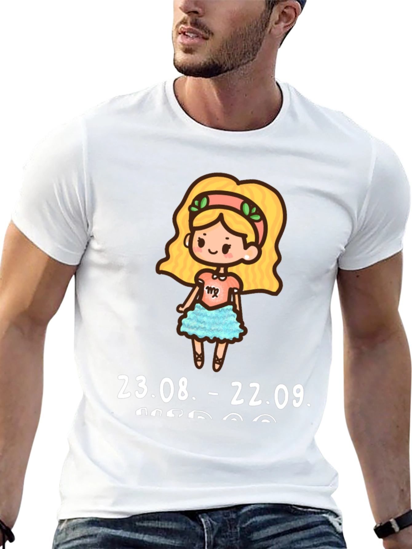 Virgo Zodiac Sign Graphic Tee