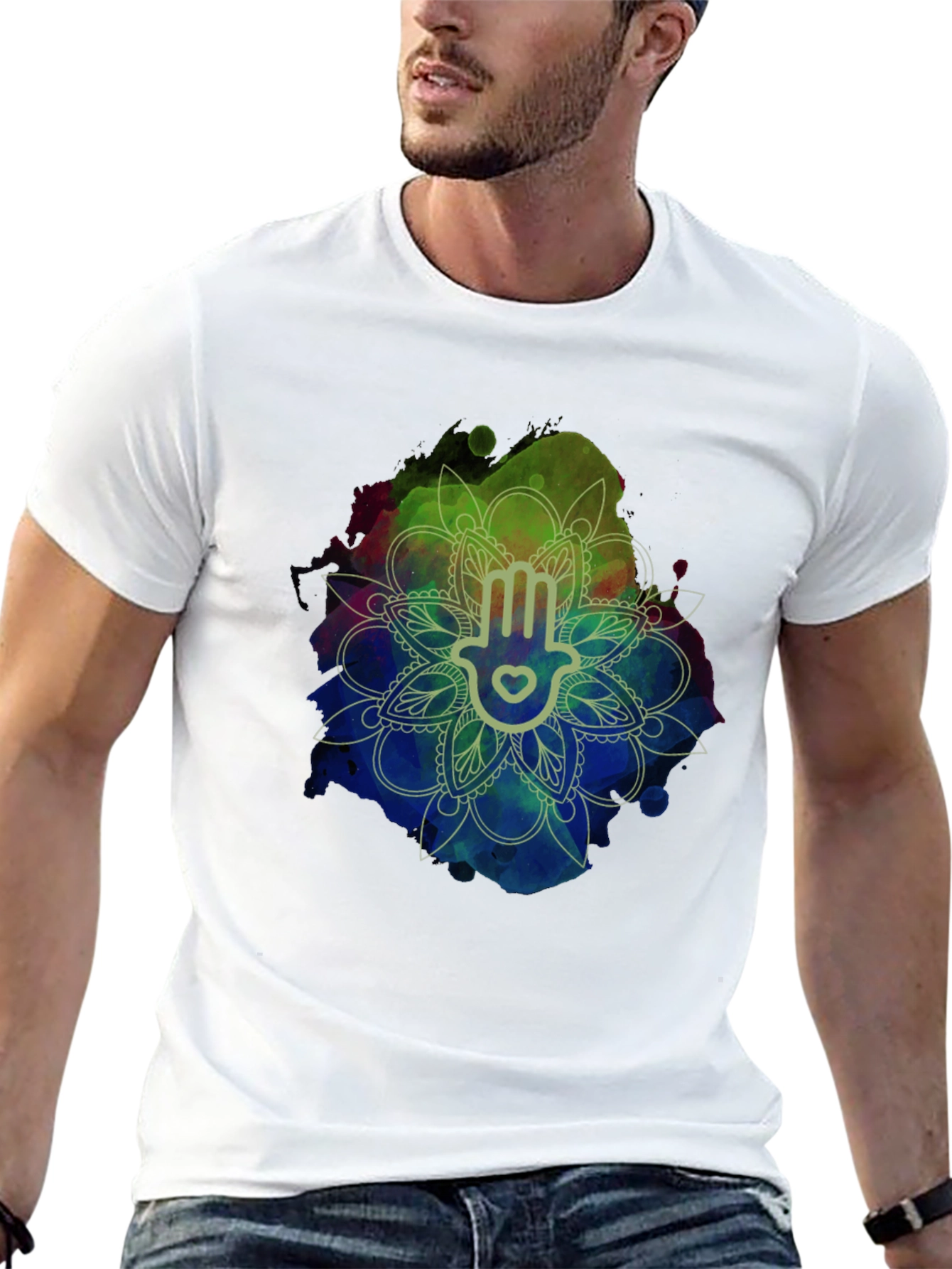 Hamsa Hand Mandala T-Shirt
