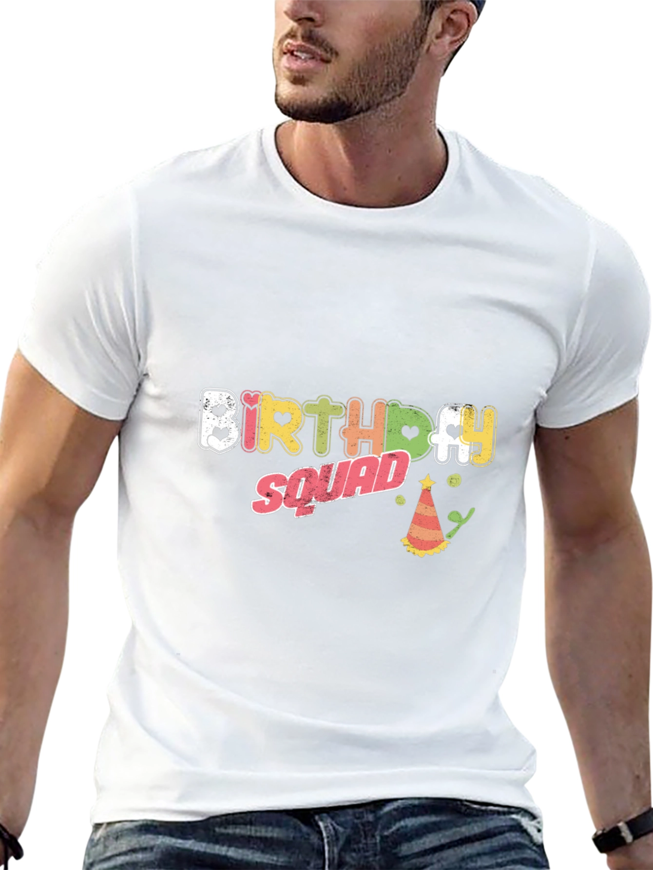 Birthday Squad Graphic T-Shirt