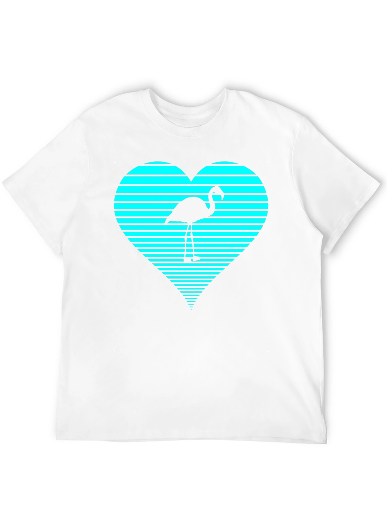 Flamingo Heart Graphic Tee