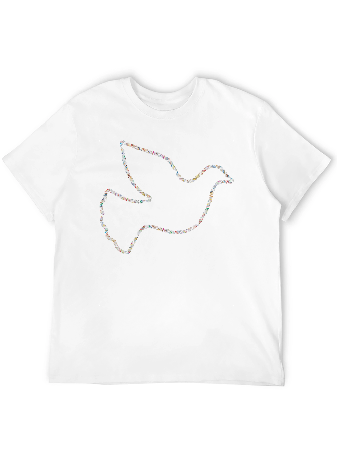 Peace Dove Graphic Black T-Shirt