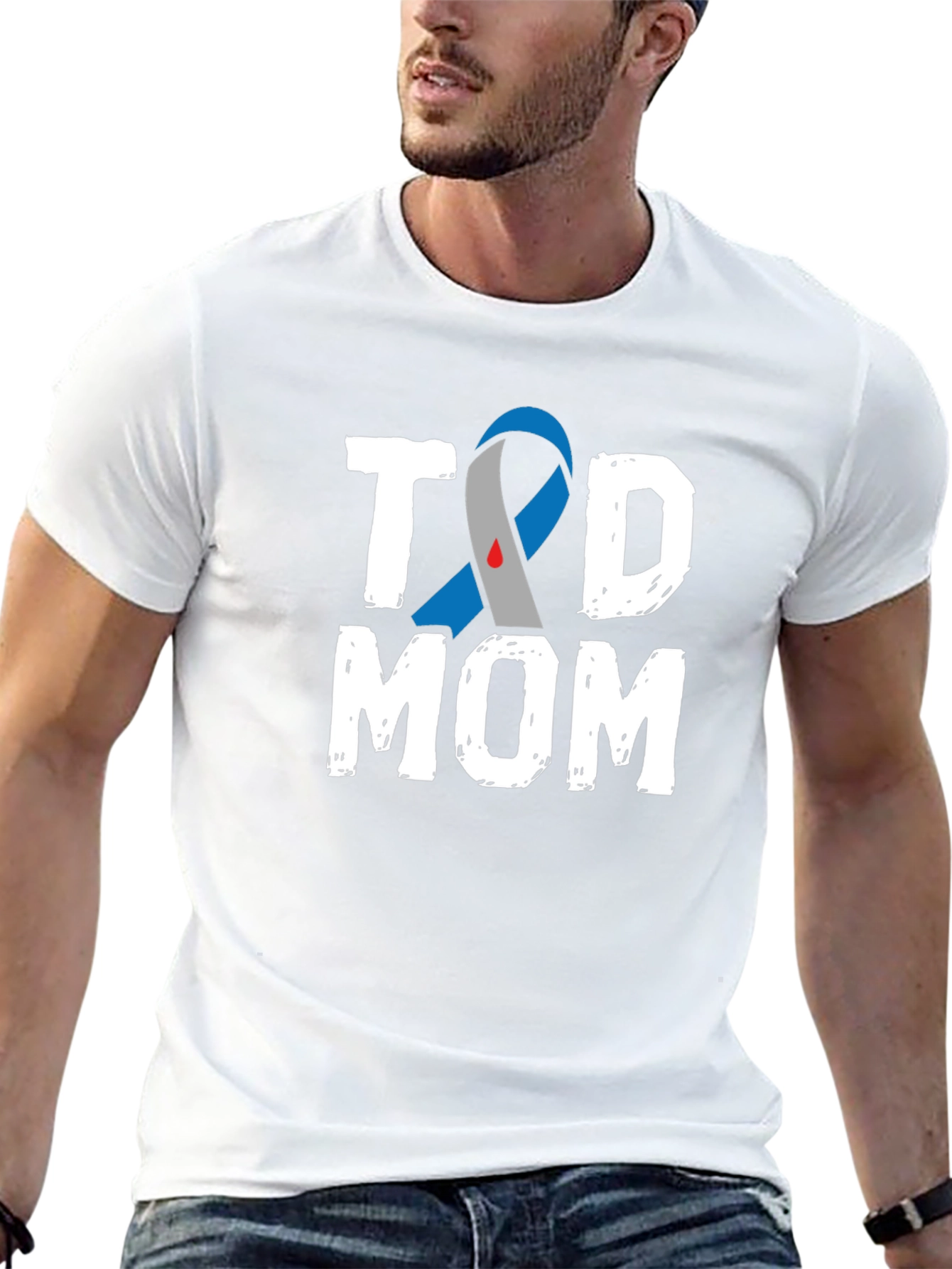 T1D Mom Awareness T-Shirt - Black