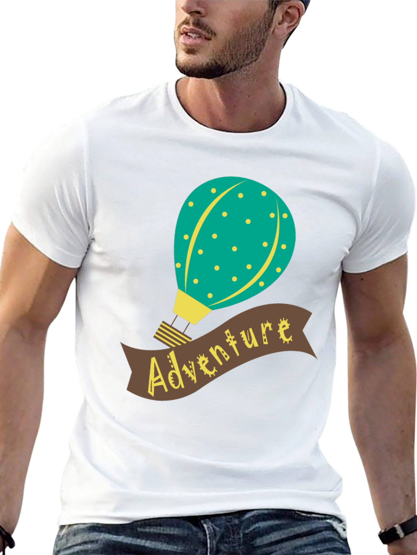 Adventure Awaits Mens Graphic Tee