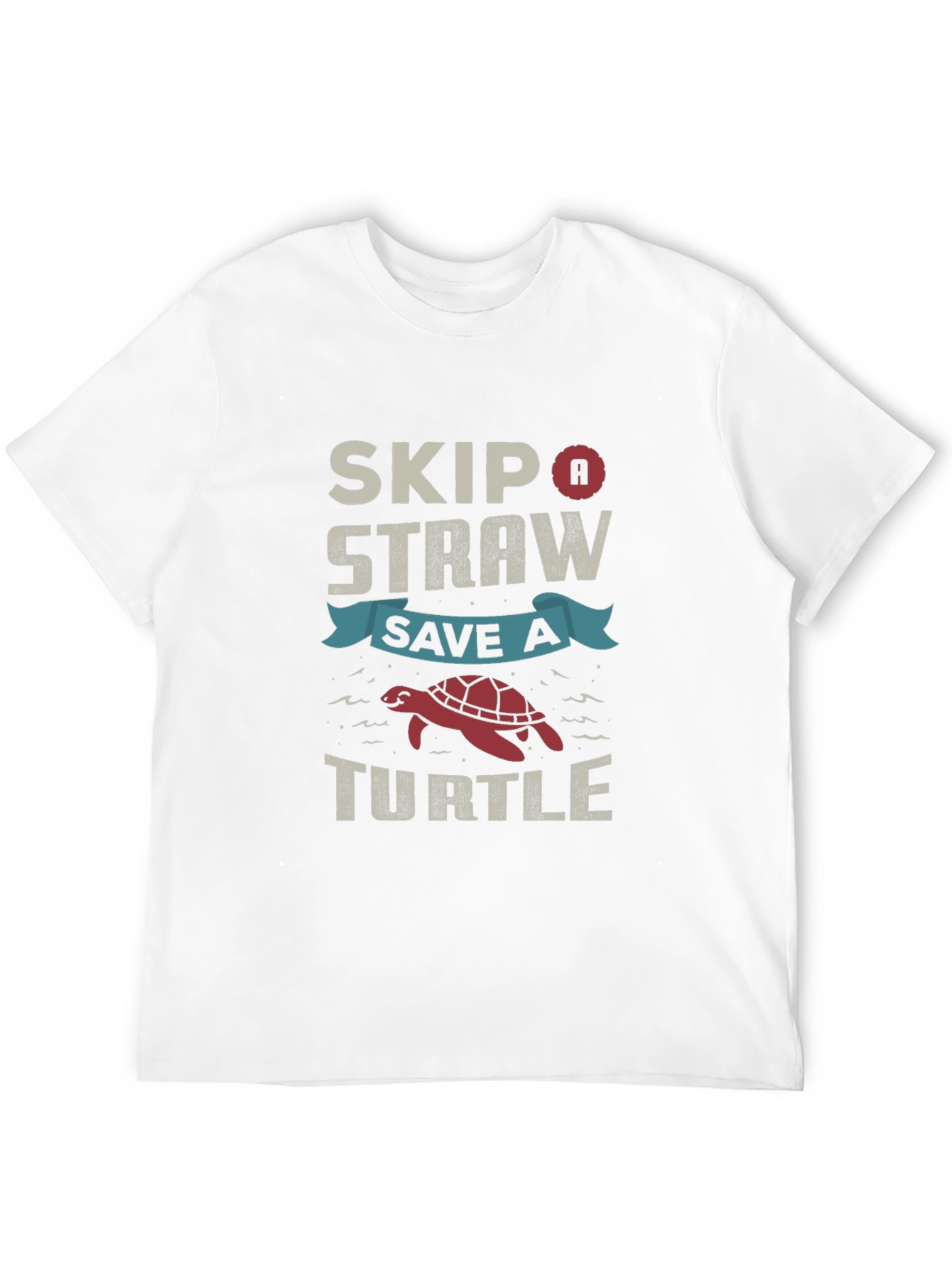 Skip a Straw Save a Turtle Graphic Tee