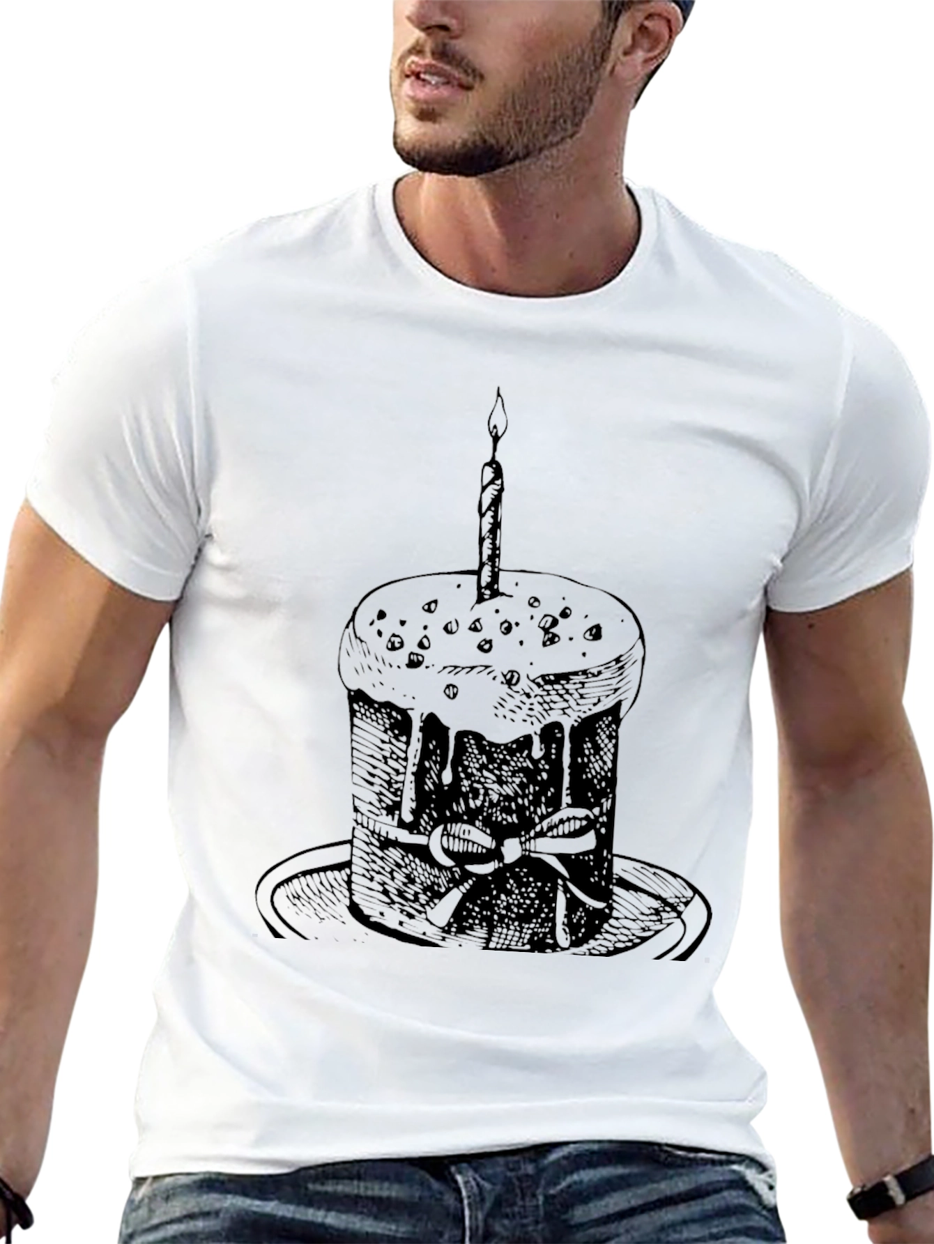 Cake T-Shirt - Unique Graphic Tee