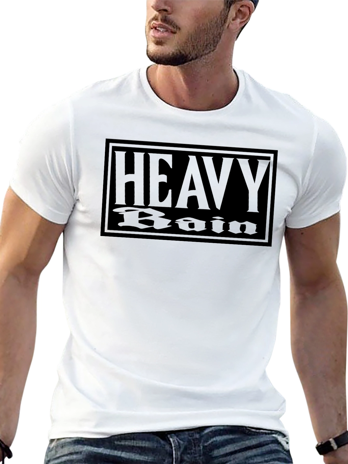 Heavy Rain Graphic T-Shirt - Black