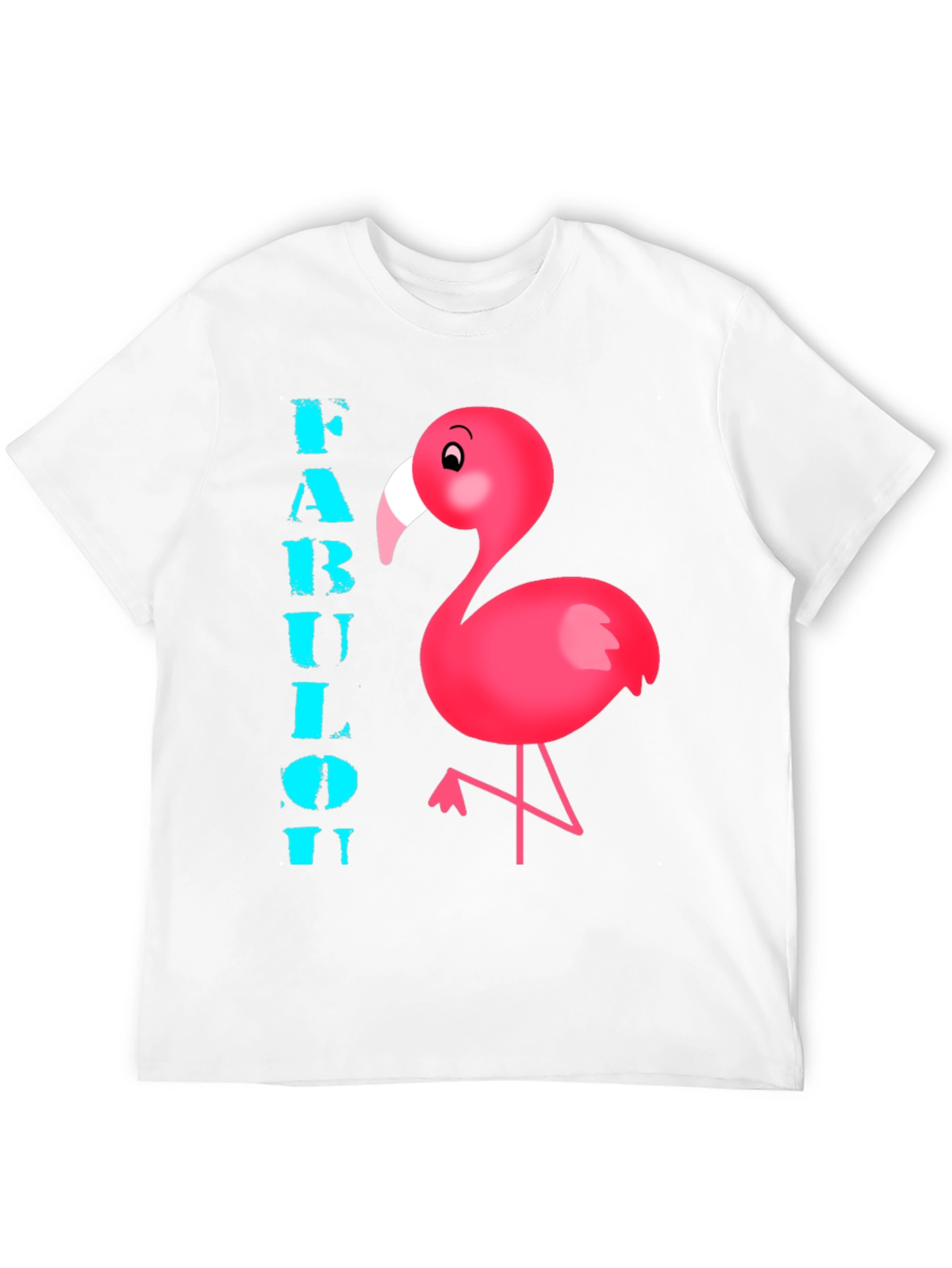 Fabulous Flamingo T-Shirt - Mens Black Tee