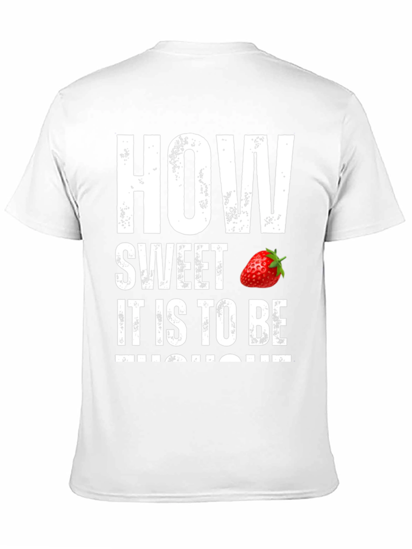 Sweet Strawberry Graphic T-Shirt - Soft Cotton Tee