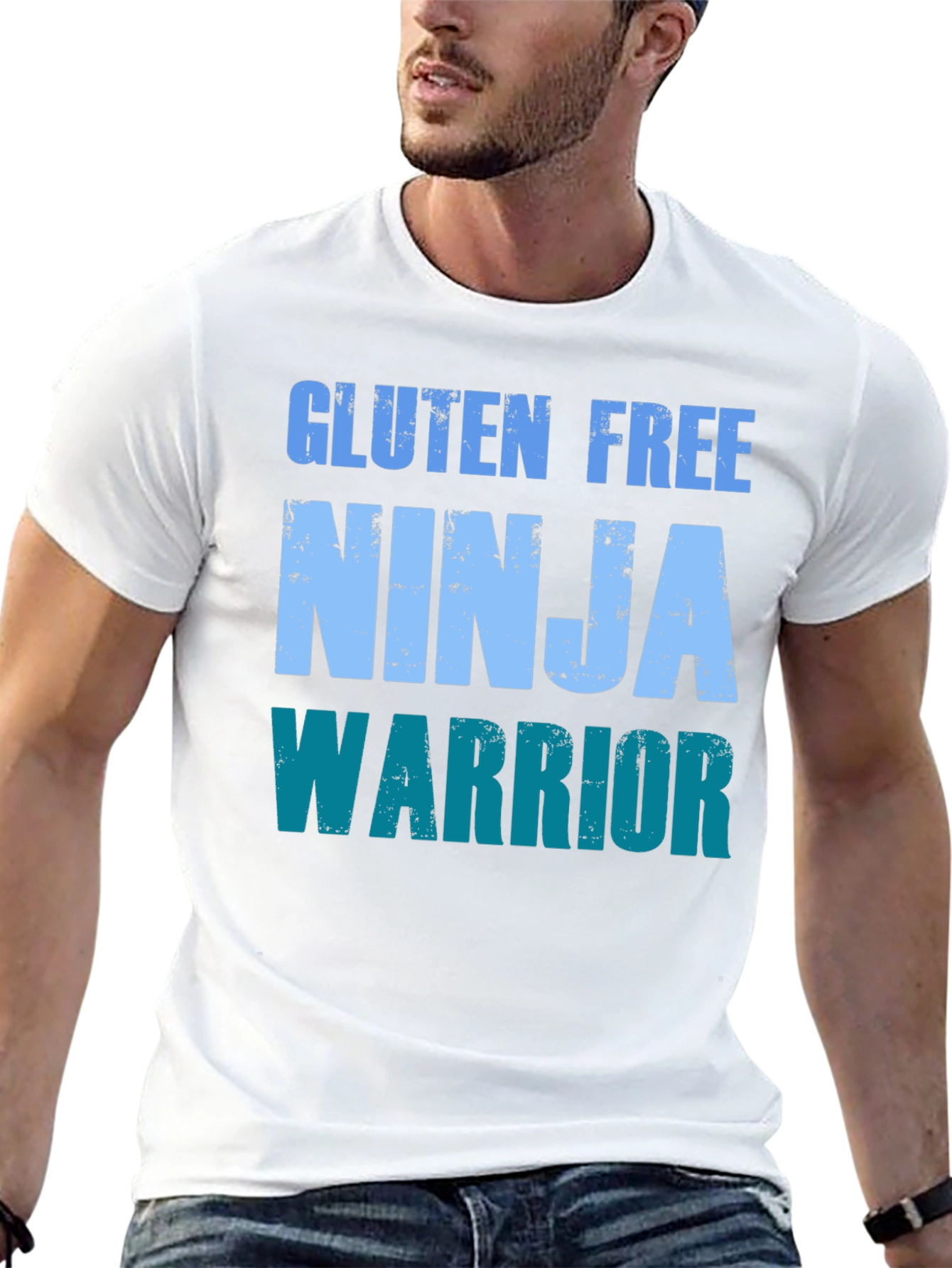 Gluten Free Ninja Warrior Novelty T-Shirt