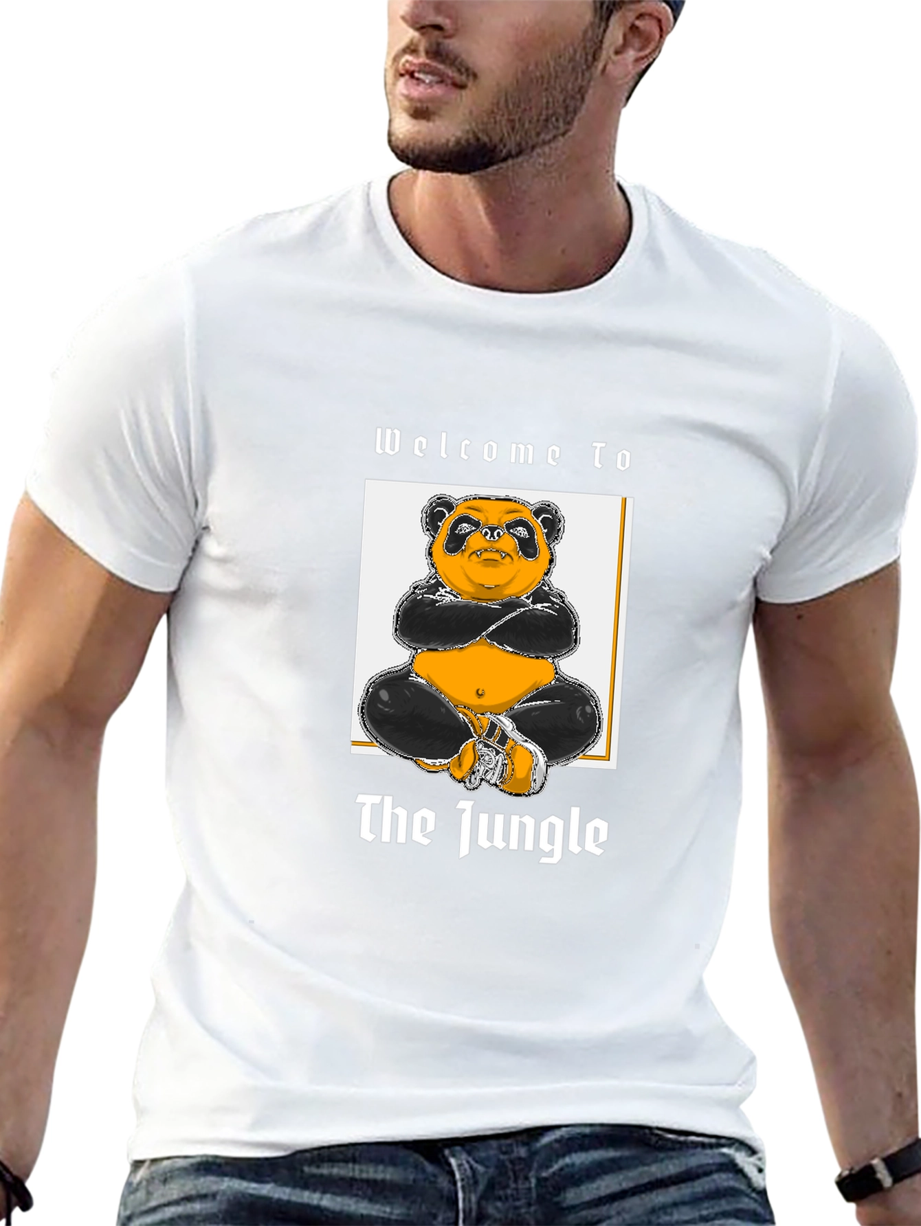 Welcome To The Jungle Panda Graphic Tee