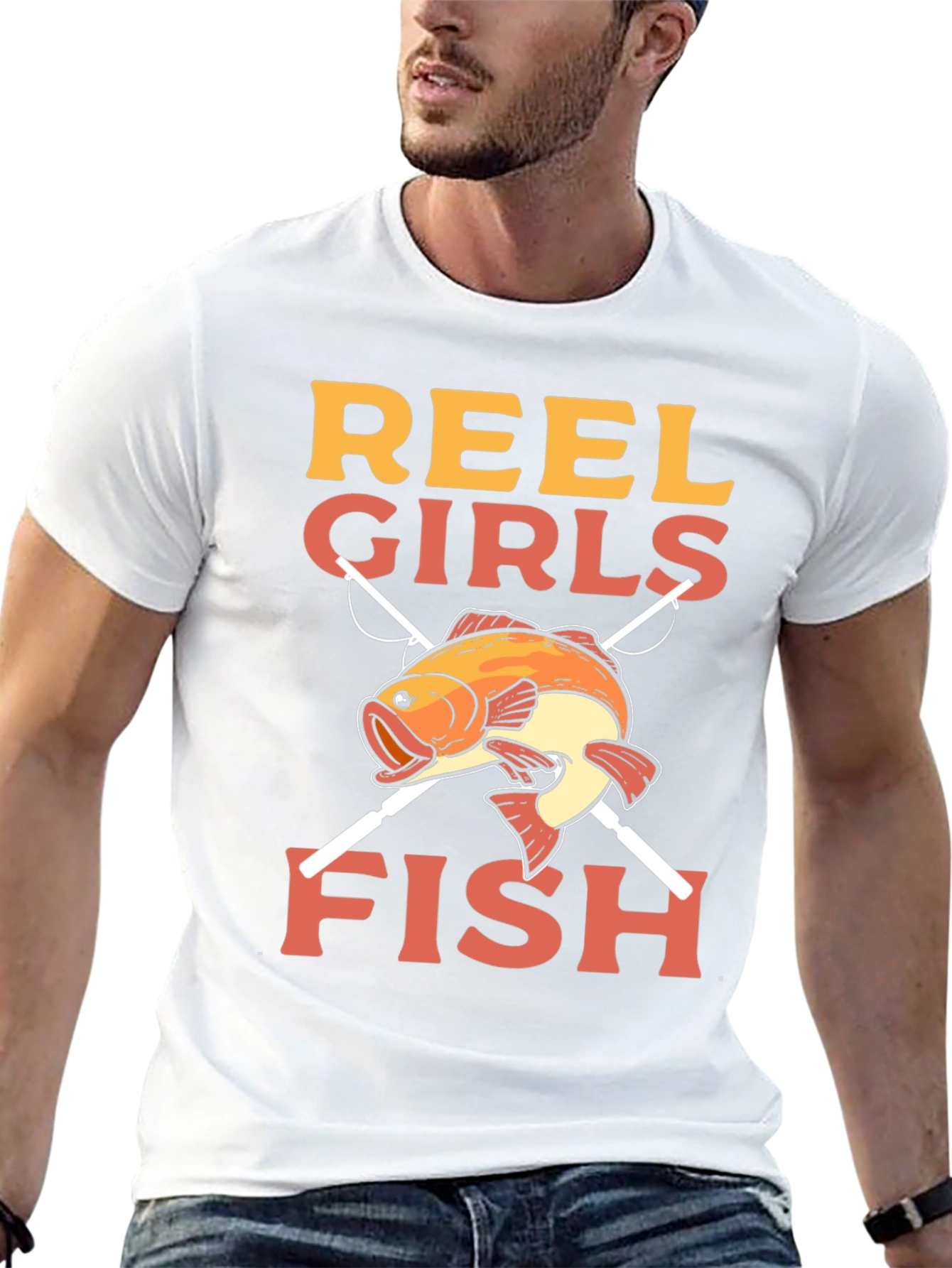 Reel Girls Fish Graphic T-Shirt