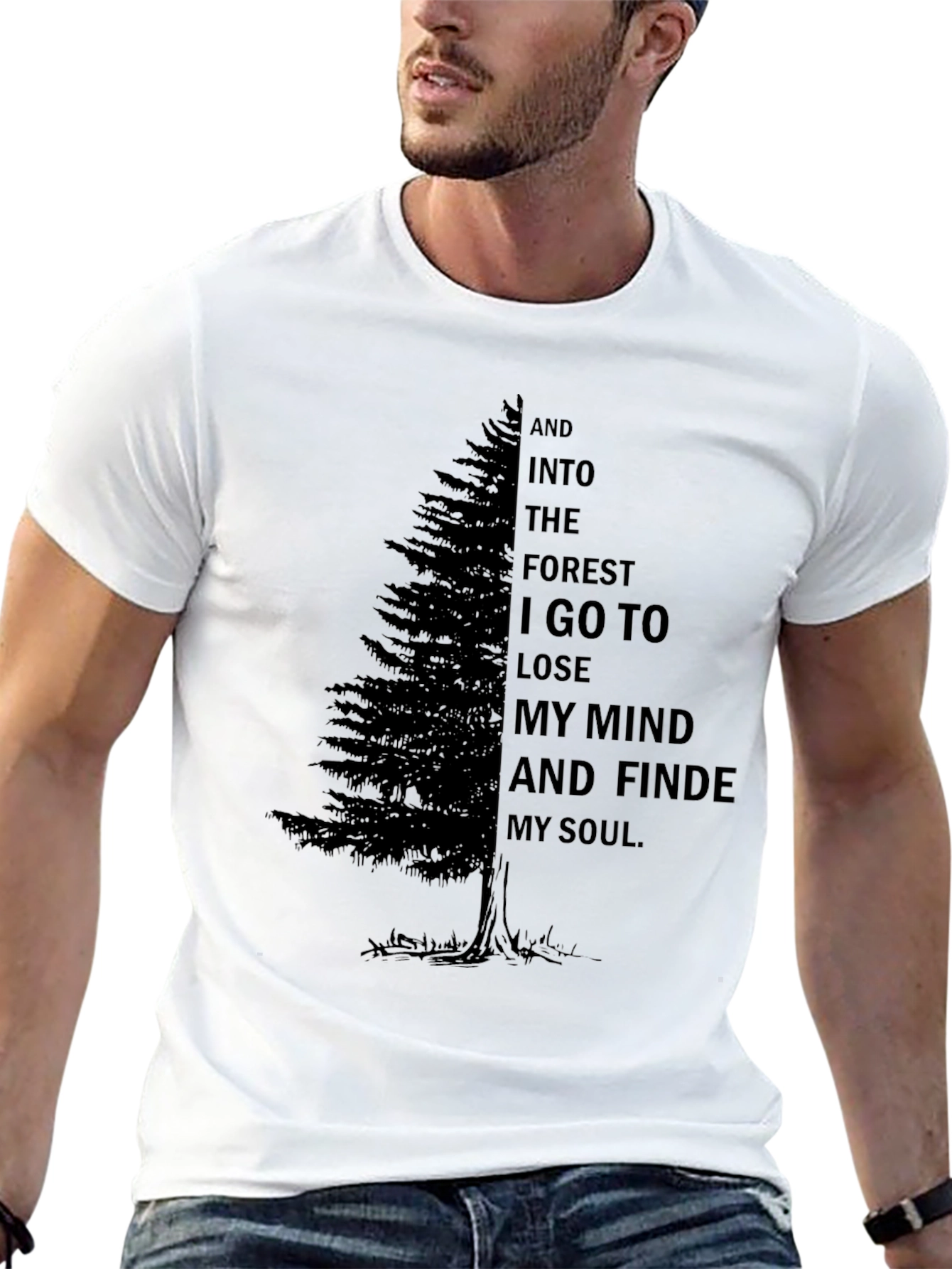 Nature Lover T-Shirt - Forest Mind & Soul