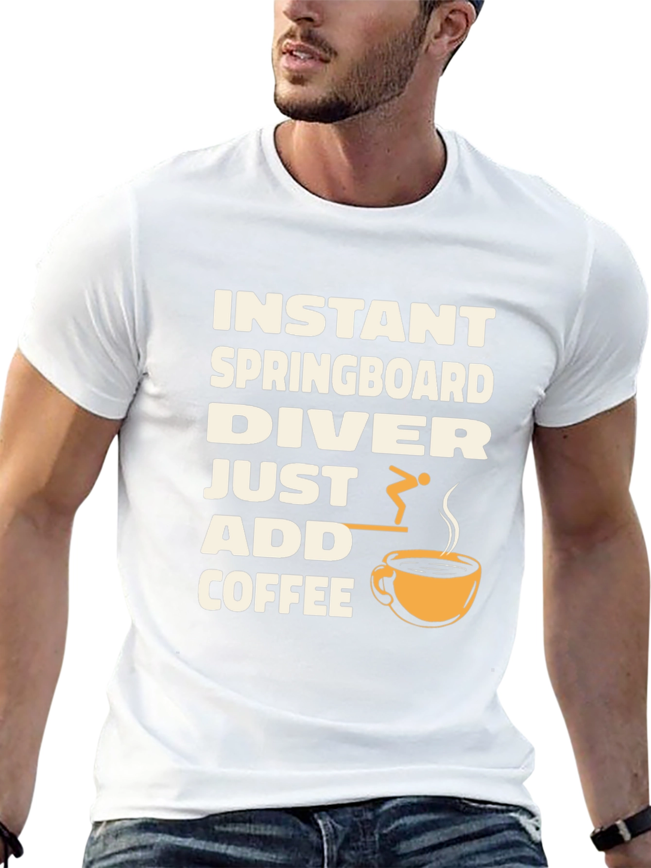 Instant Springboard Diver Coffee T-Shirt
