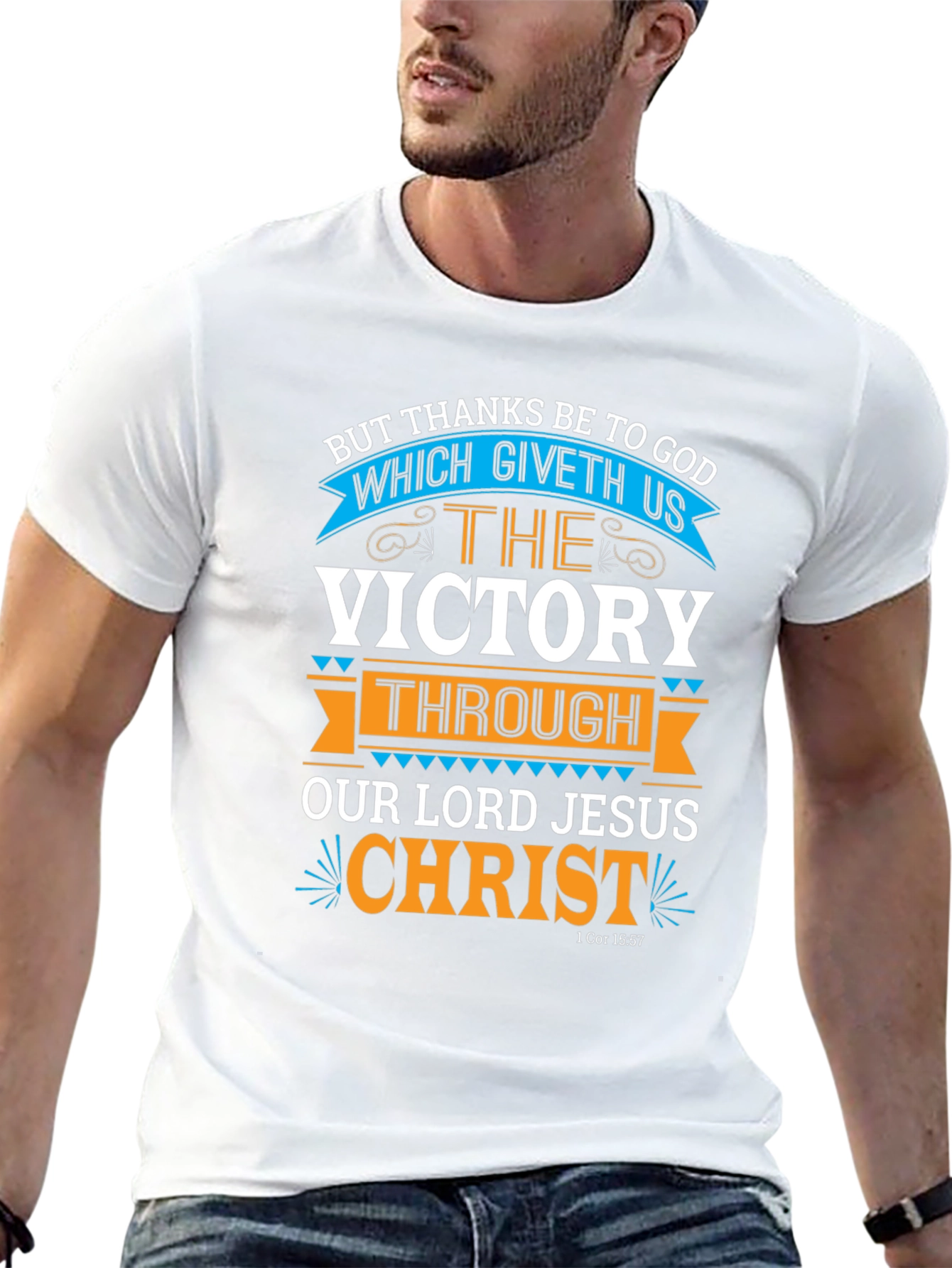 Victory Through Christ Graphic T-Shirt