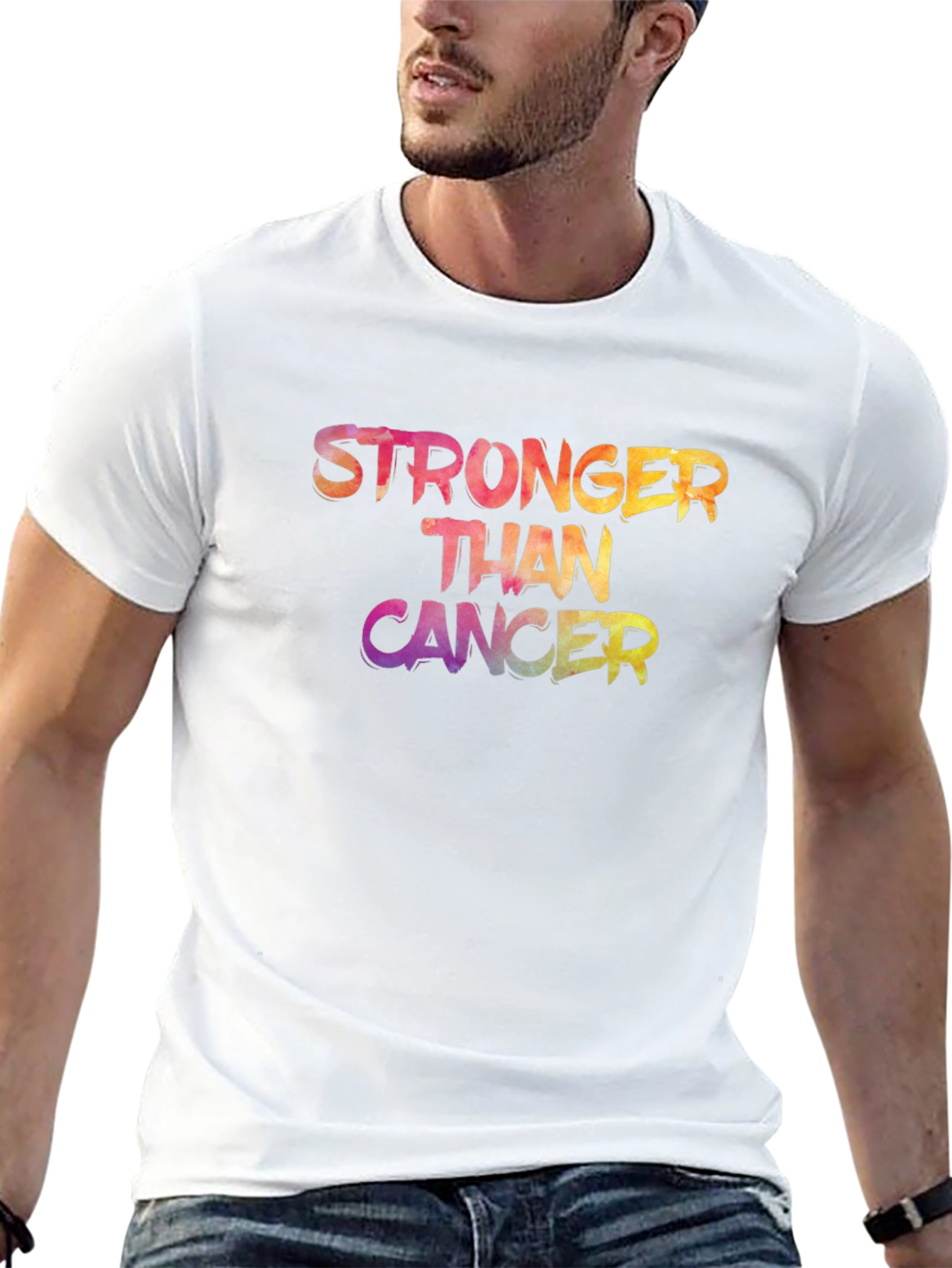 Stronger Than Cancer Graphic T-Shirt