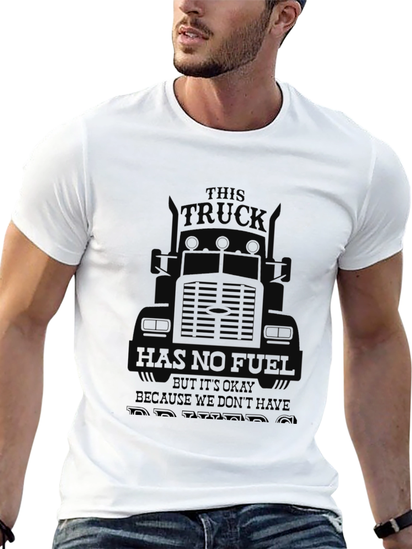Funny Trucker Shirt - No Fuel No Problems