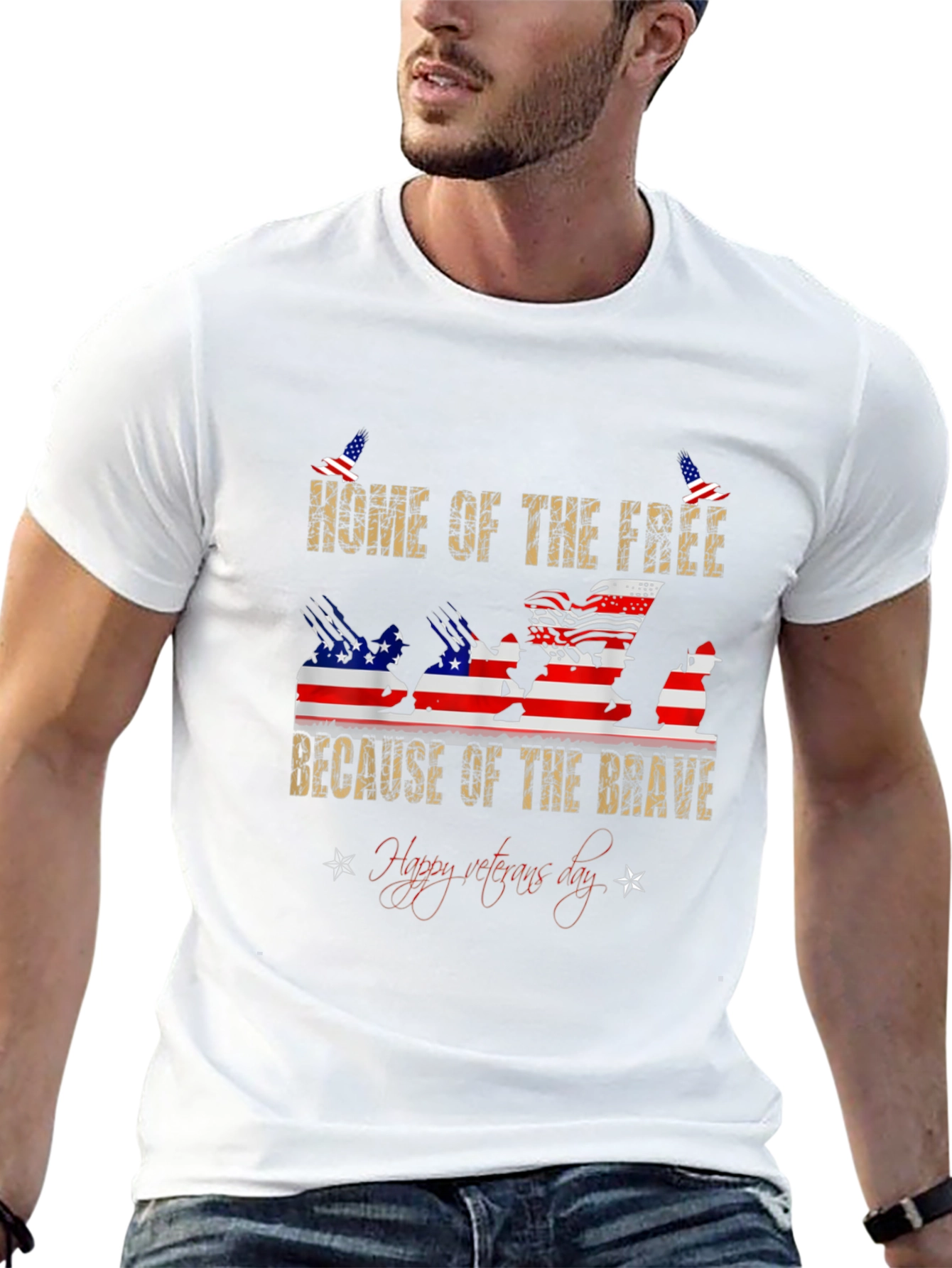 Home of the Free Patriotic T-Shirt