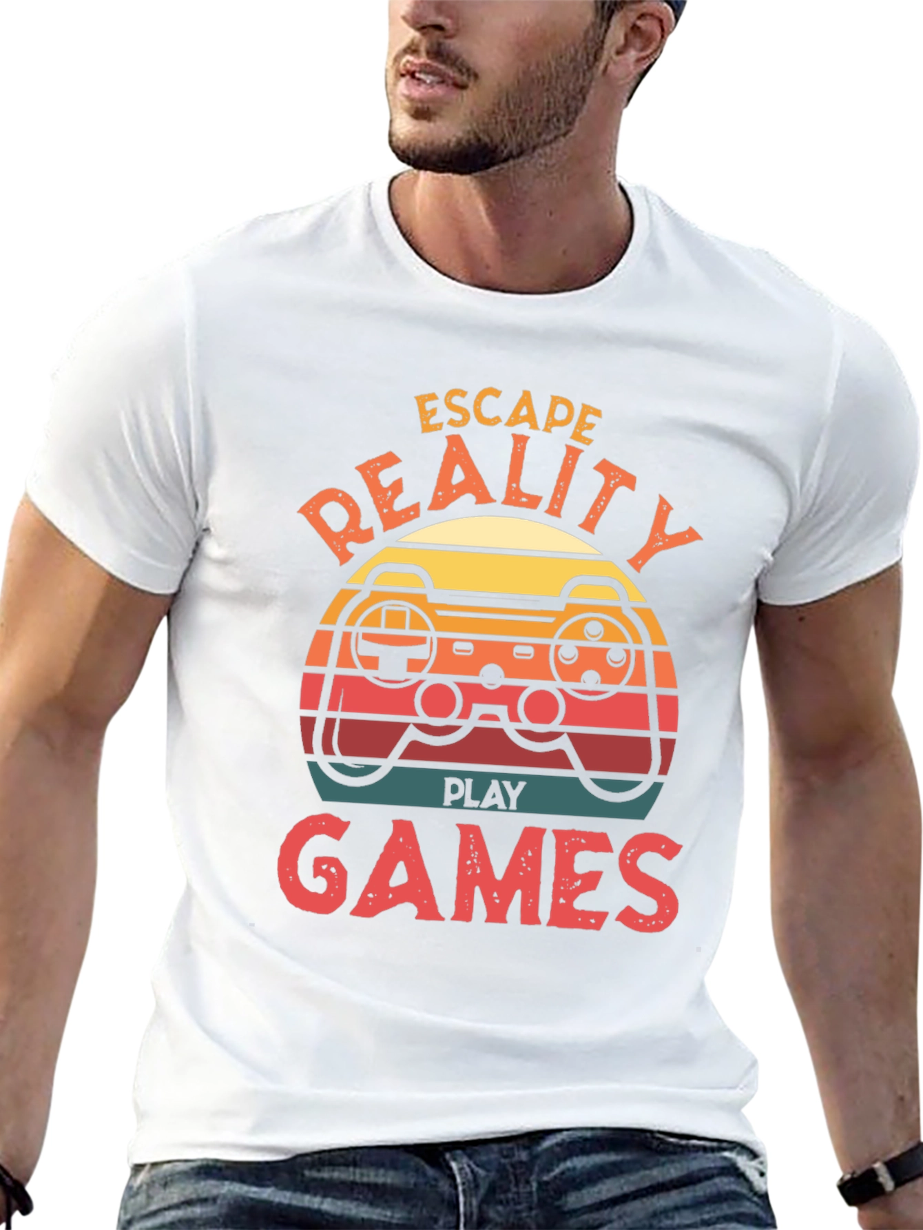 Escape Reality Play Games Graphic T-Shirt
