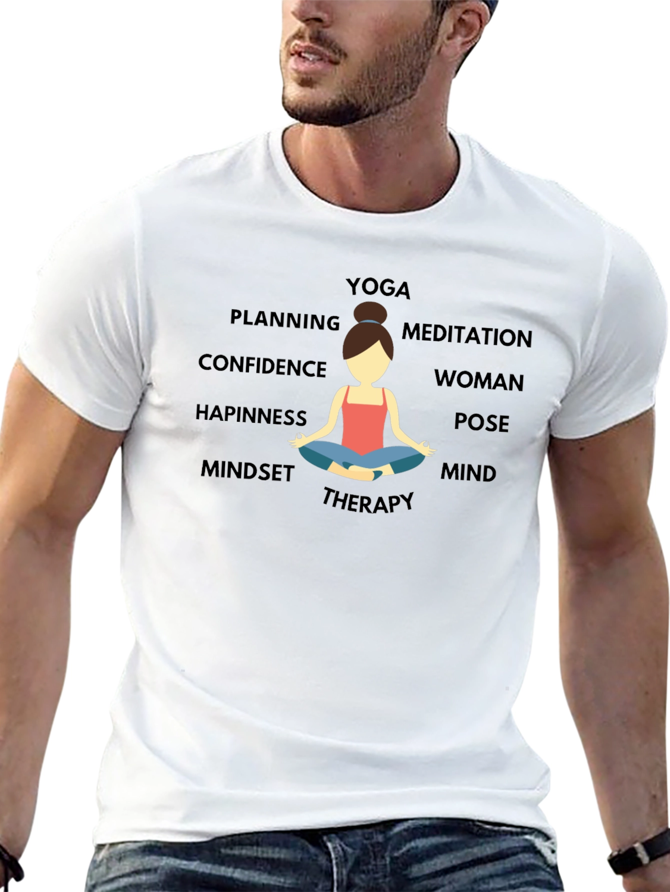 Yoga Meditation Graphic T-Shirt