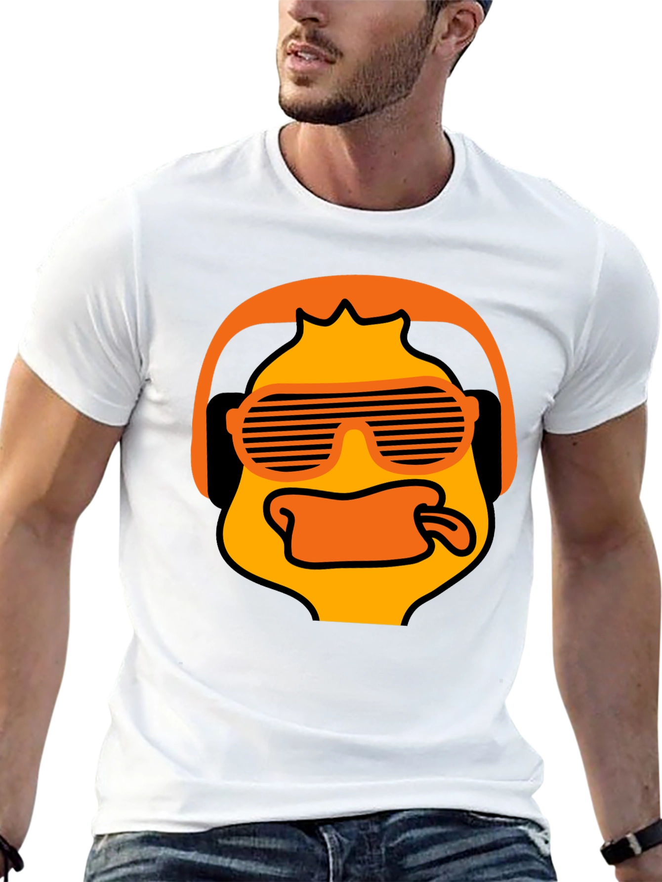 Cool Duck Graphic T-Shirt - Black Cotton Tee