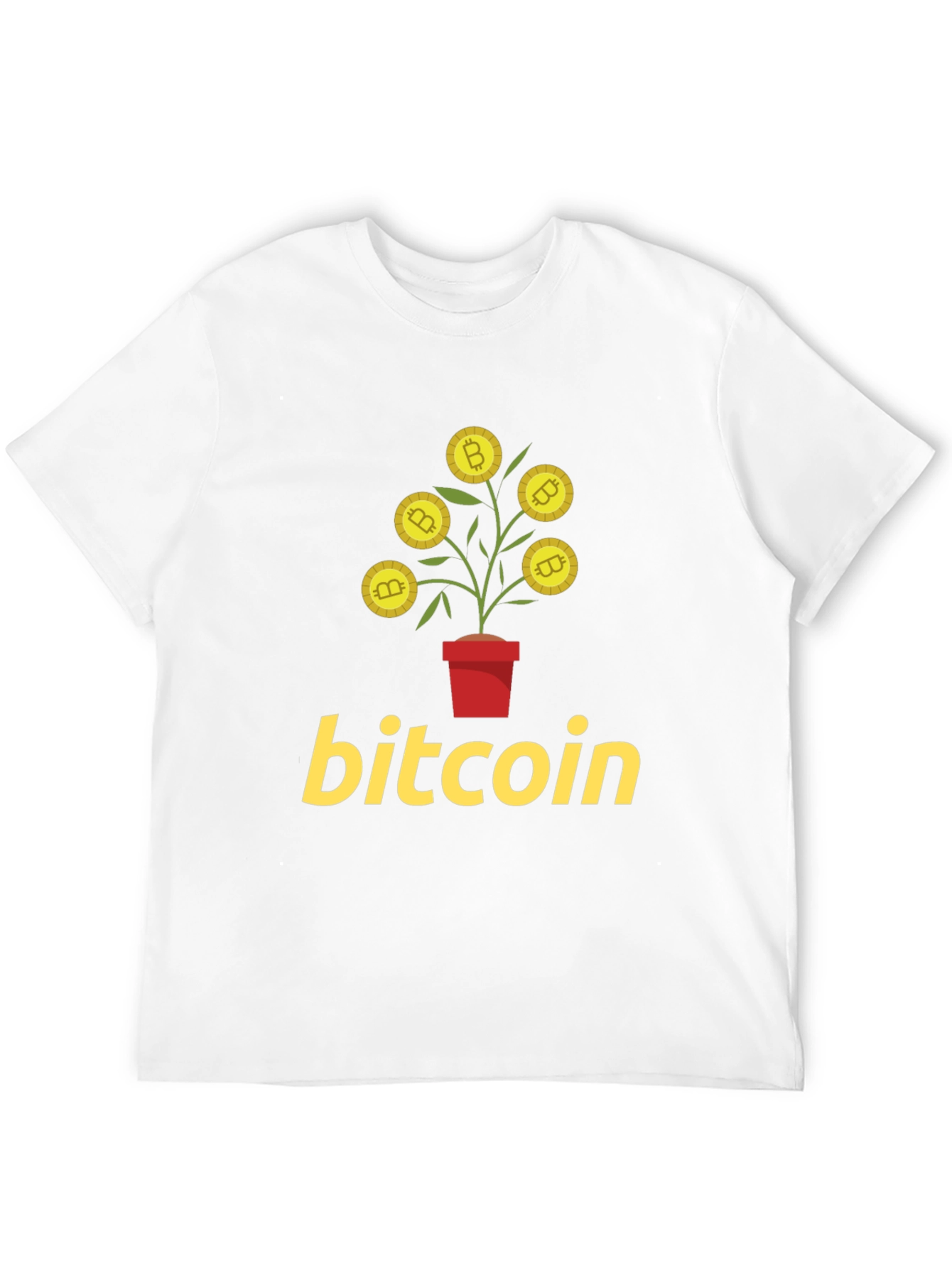 Bitcoin Plant T-Shirt - Crypto Growth Tee